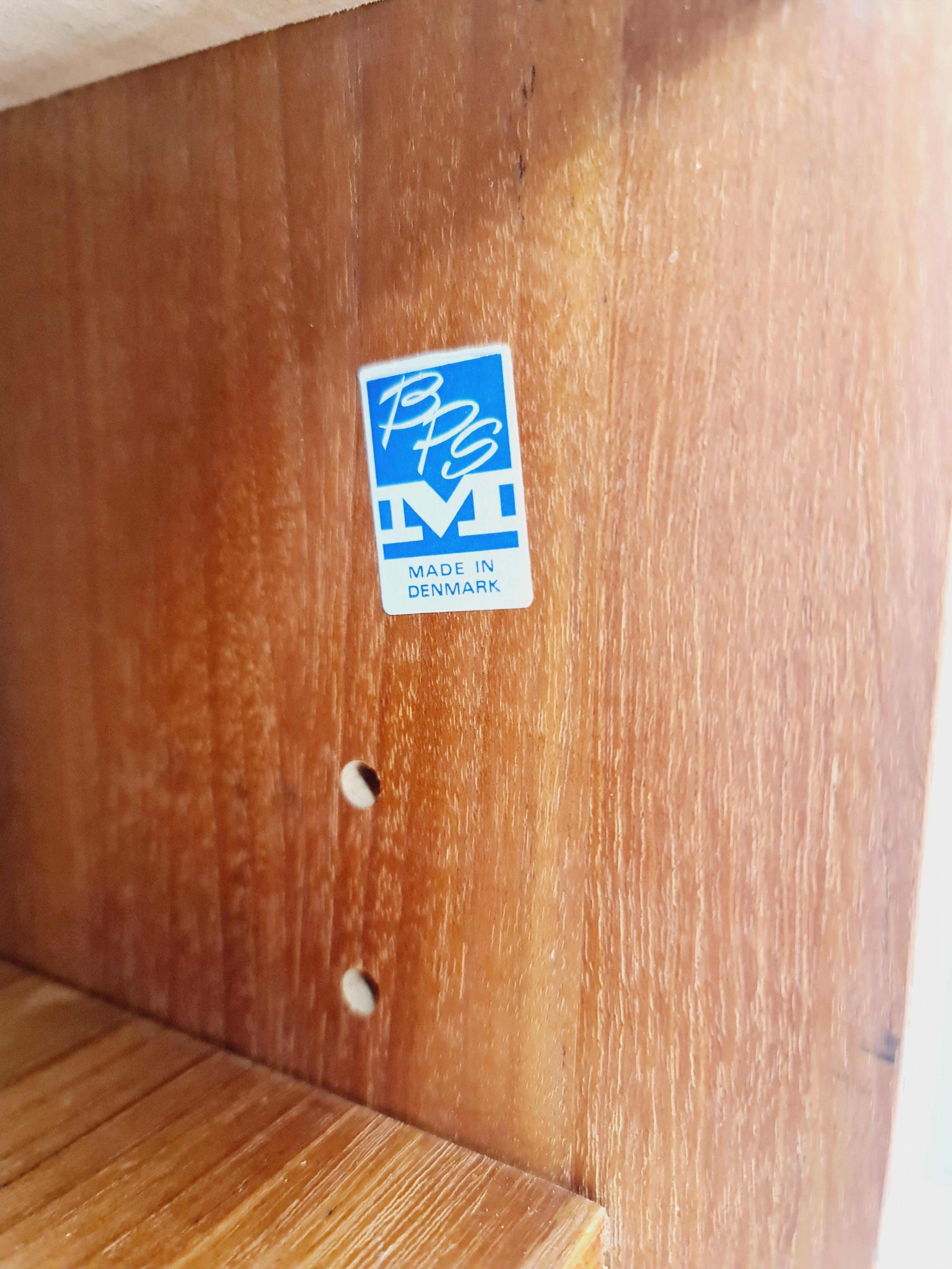 Scrivania di metà secolo in teak di Bernhard Pedersen & Son , Danimarca, anni '60 in vendita 3