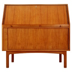 Midcentury Secretary Desk in teak by Bernhard pedersen & Son , Denmark, 1960’s