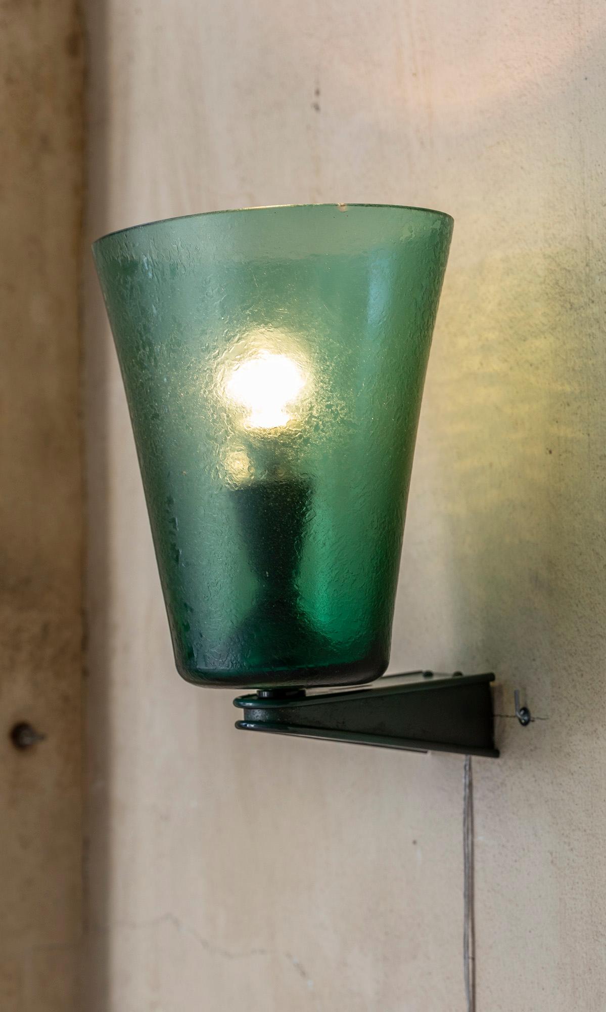 Mid-20th Century Midcentury Seguso wall light, Italy 1940  For Sale