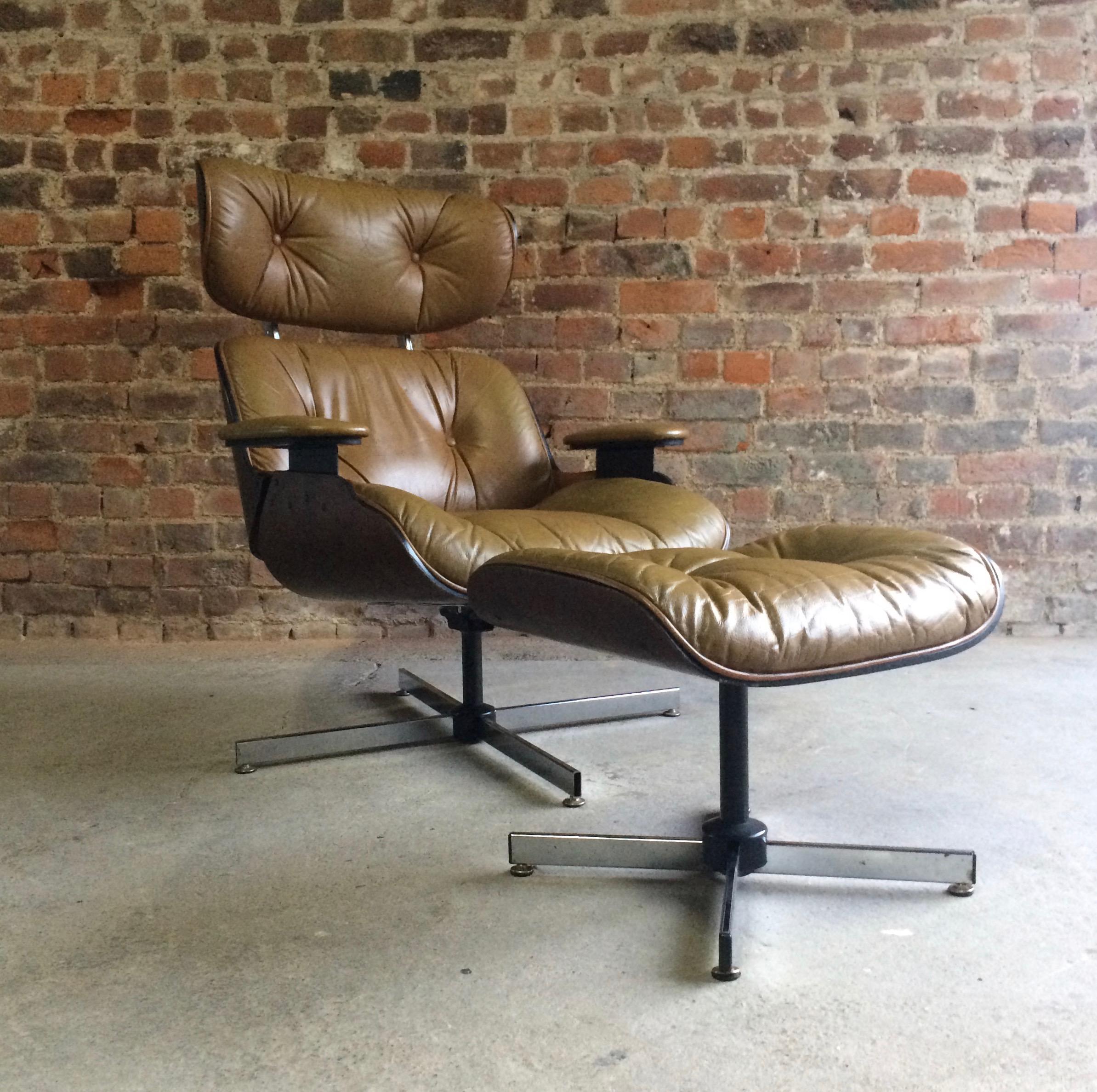 vintage selig lounge chair