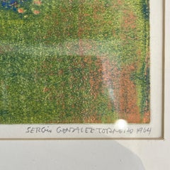 Midcentury Sergio Gonzalez-Tornero Artwork 'a Tree'