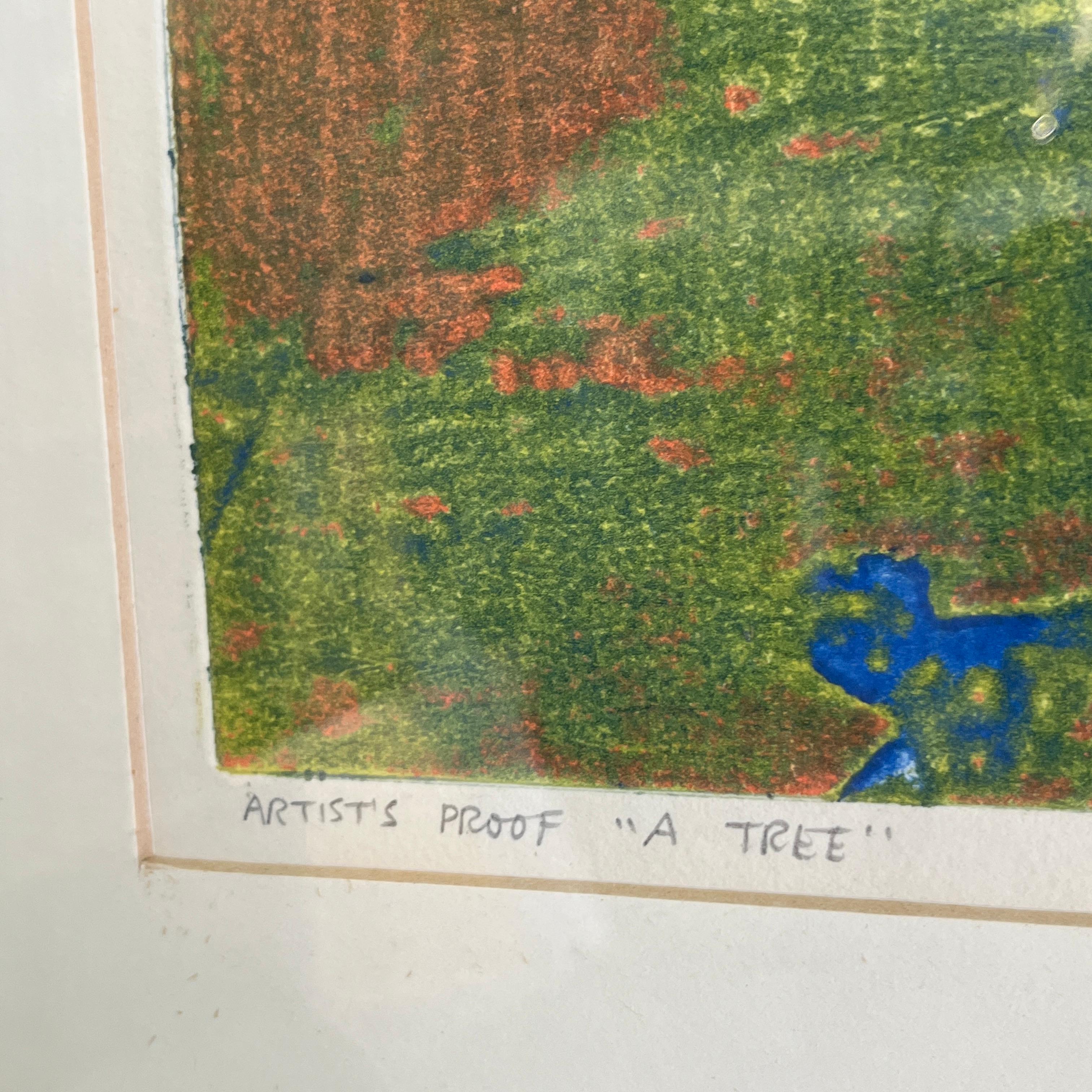 Sergio Gonzalez-Tornero, Kunstwerk „ein Baum“, Mitte des Jahrhunderts (Chilenisch) im Angebot