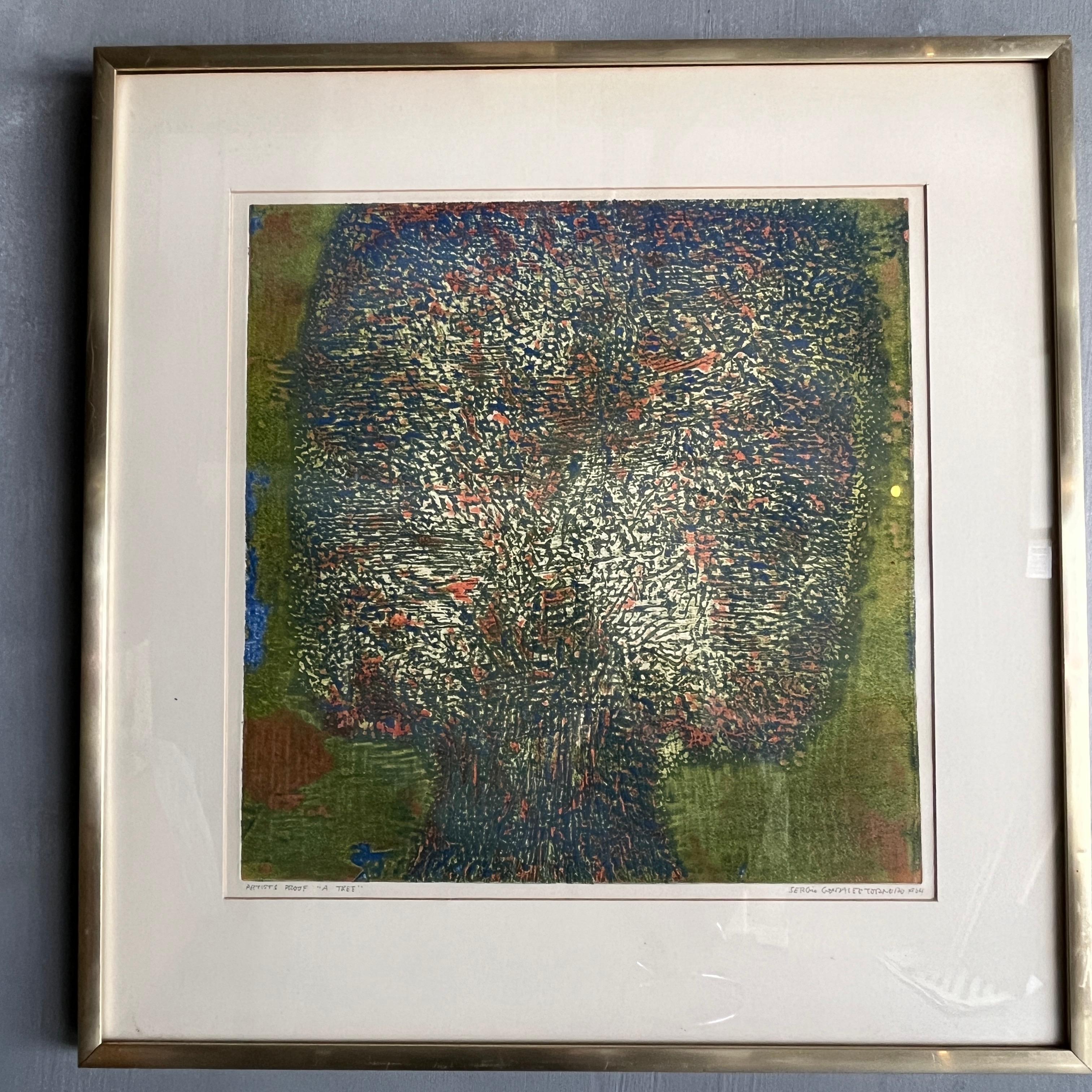 Sergio Gonzalez-Tornero, Kunstwerk „ein Baum“, Mitte des Jahrhunderts im Angebot 2