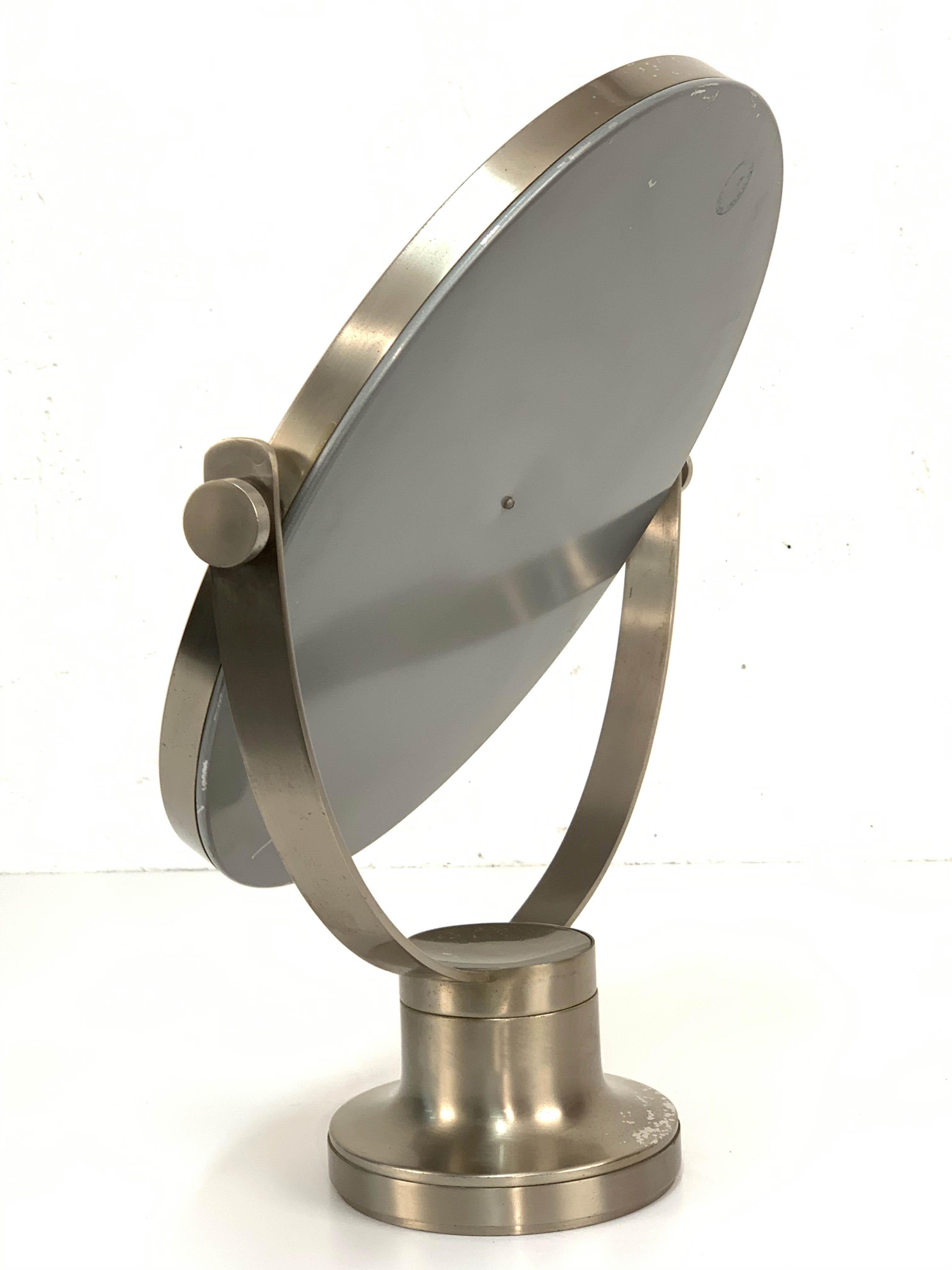 Miroir de table italien rond « Narciso » de Sergio Mazza pour Artemide, années 1960 en vente 6