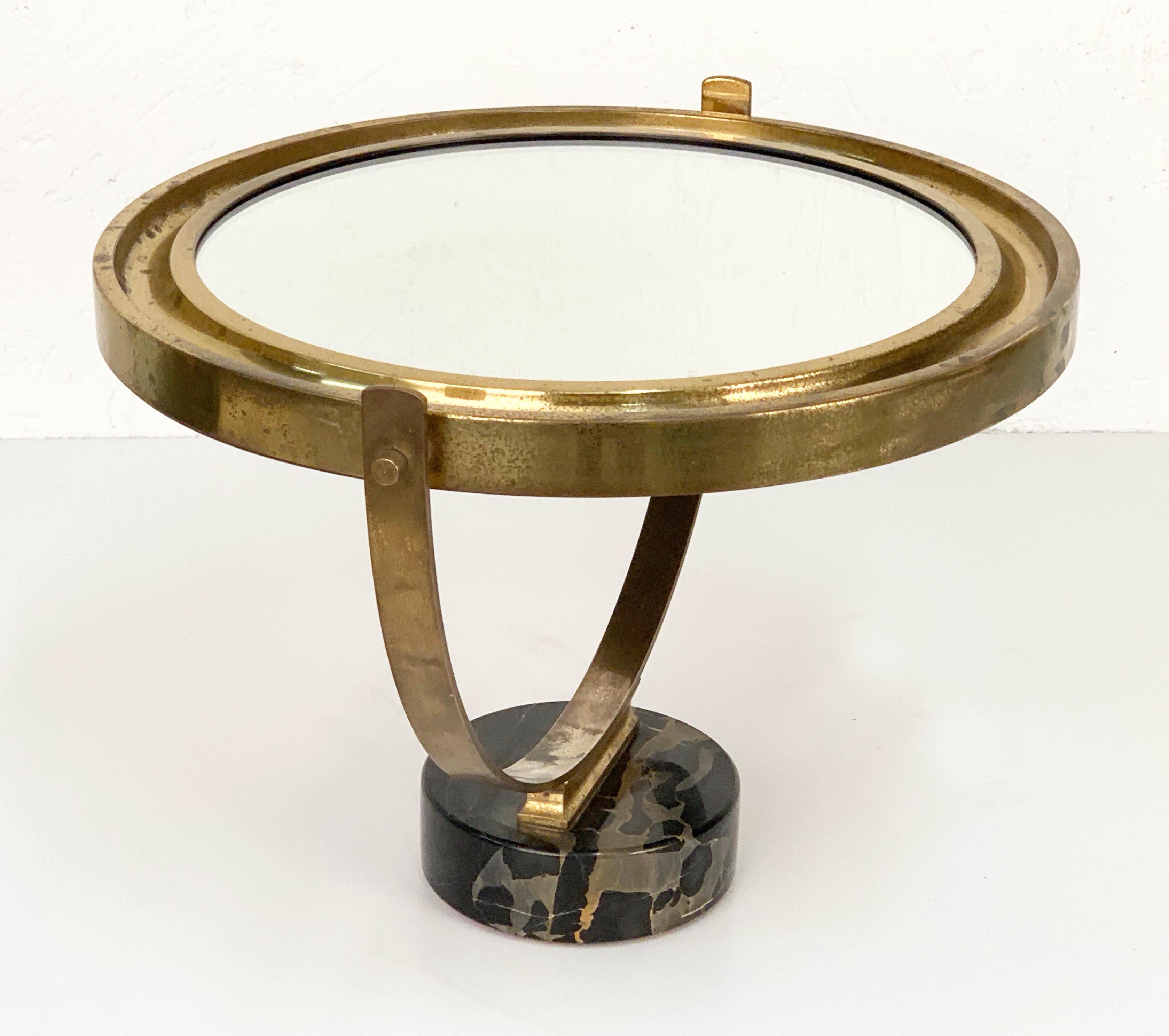 Miroir de table italien rond « Narciso » de Sergio Mazza du milieu du siècle pour Artemide, années 1960 1