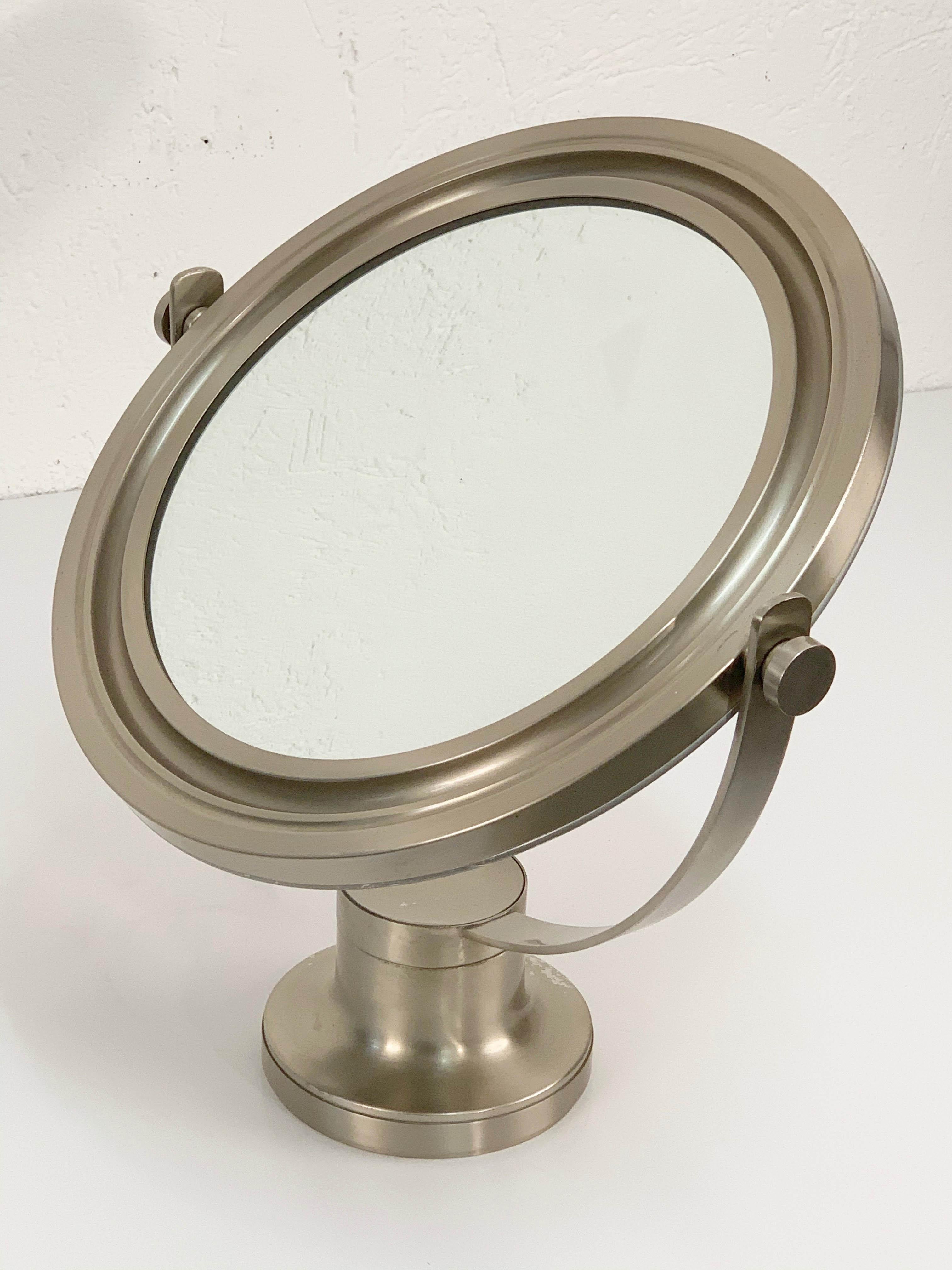 Miroir de table italien rond « Narciso » de Sergio Mazza pour Artemide, années 1960 en vente 2