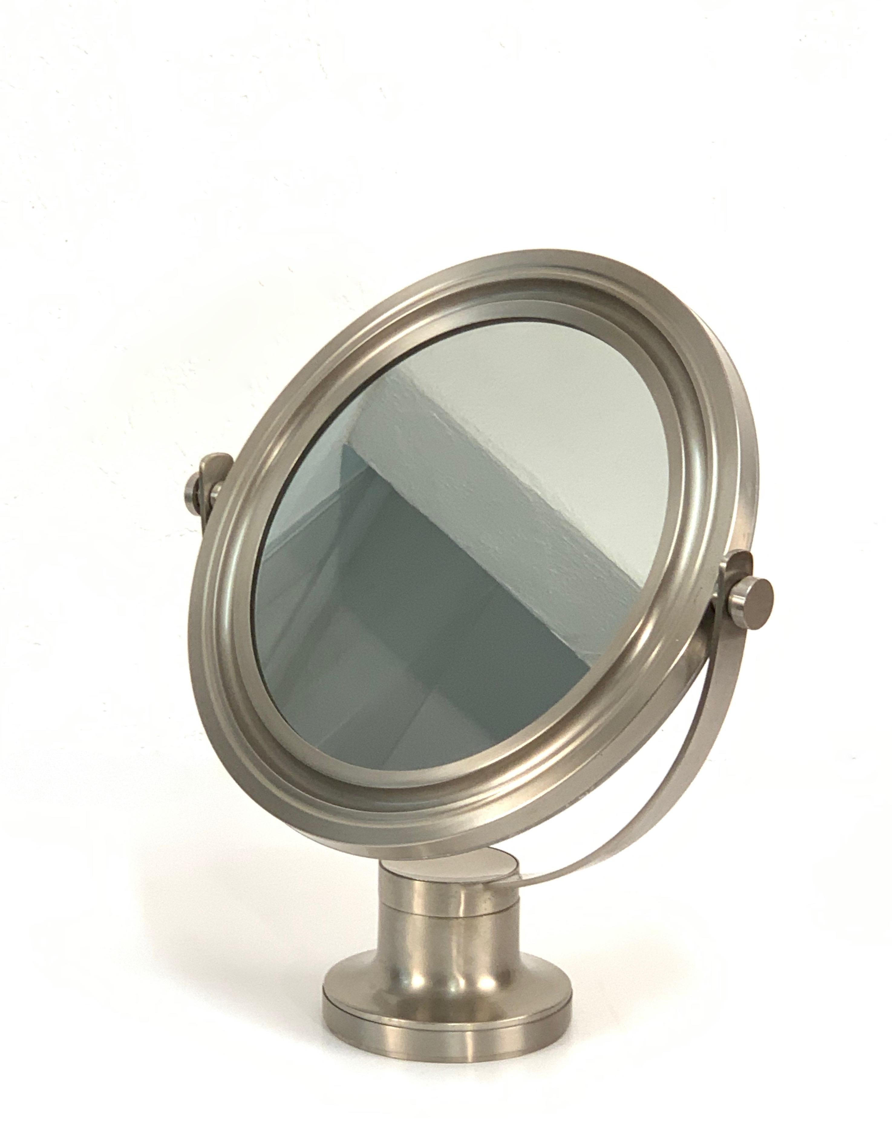 Miroir de table italien rond « Narciso » de Sergio Mazza pour Artemide, années 1960 en vente 3