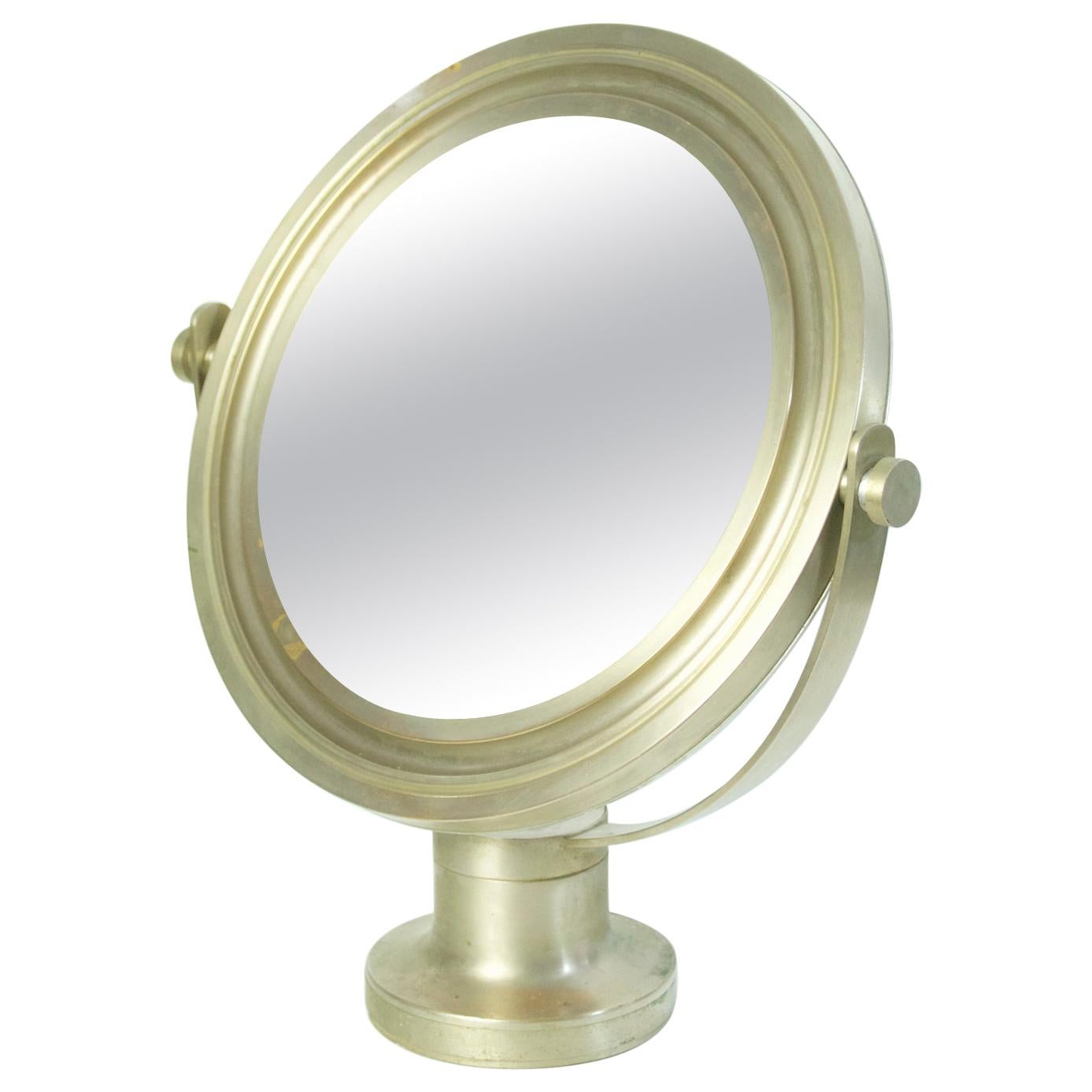 Midcentury Sergio Mazza Table Mirror "Narciso" for Artemide, Italy
