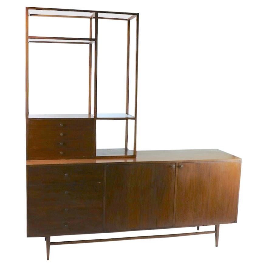 Mid Century Server Credenza Attributed to Paul McCobb For Sale