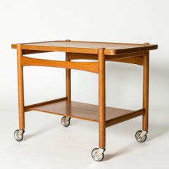 Servierwagen aus der Mitte des Jahrhunderts von Hans J. Wegner, Andreas Tuck, Dänemark, 1960er Jahre