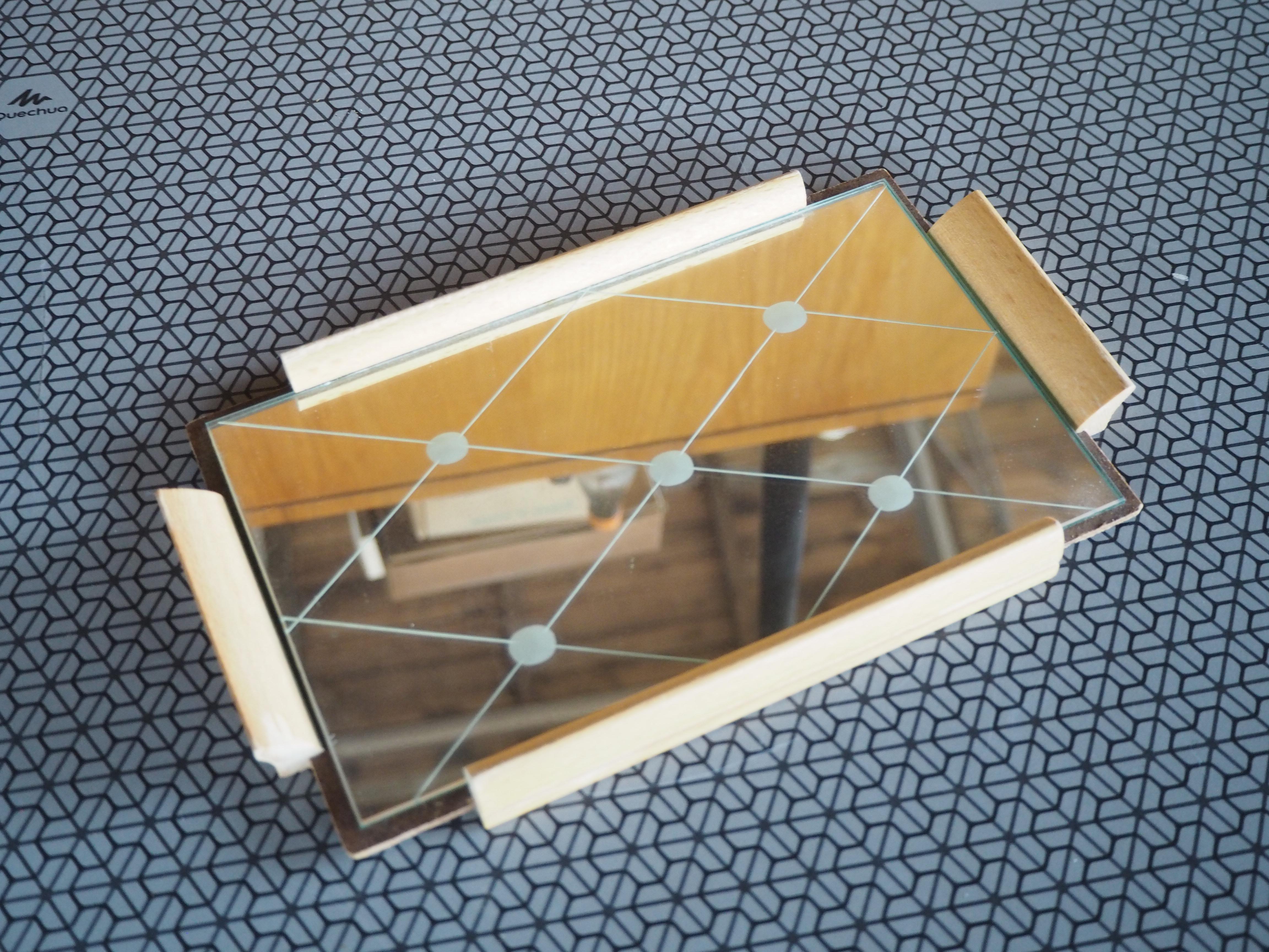 Bandeja de servir de mediados de siglo, Europa, años 50 en venta 4