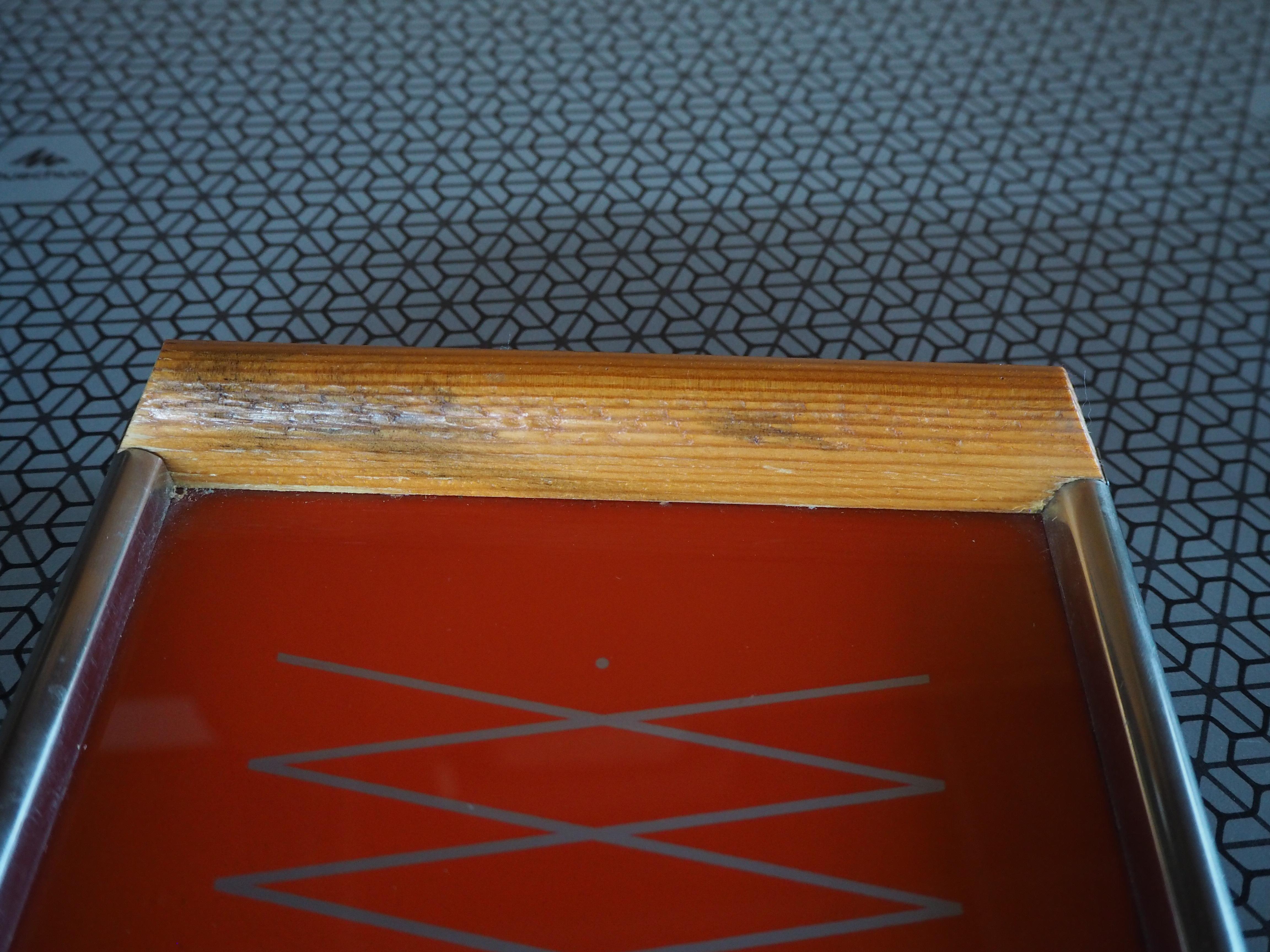 Midcentury Serving Tray, Europe, 1950s For Sale 8