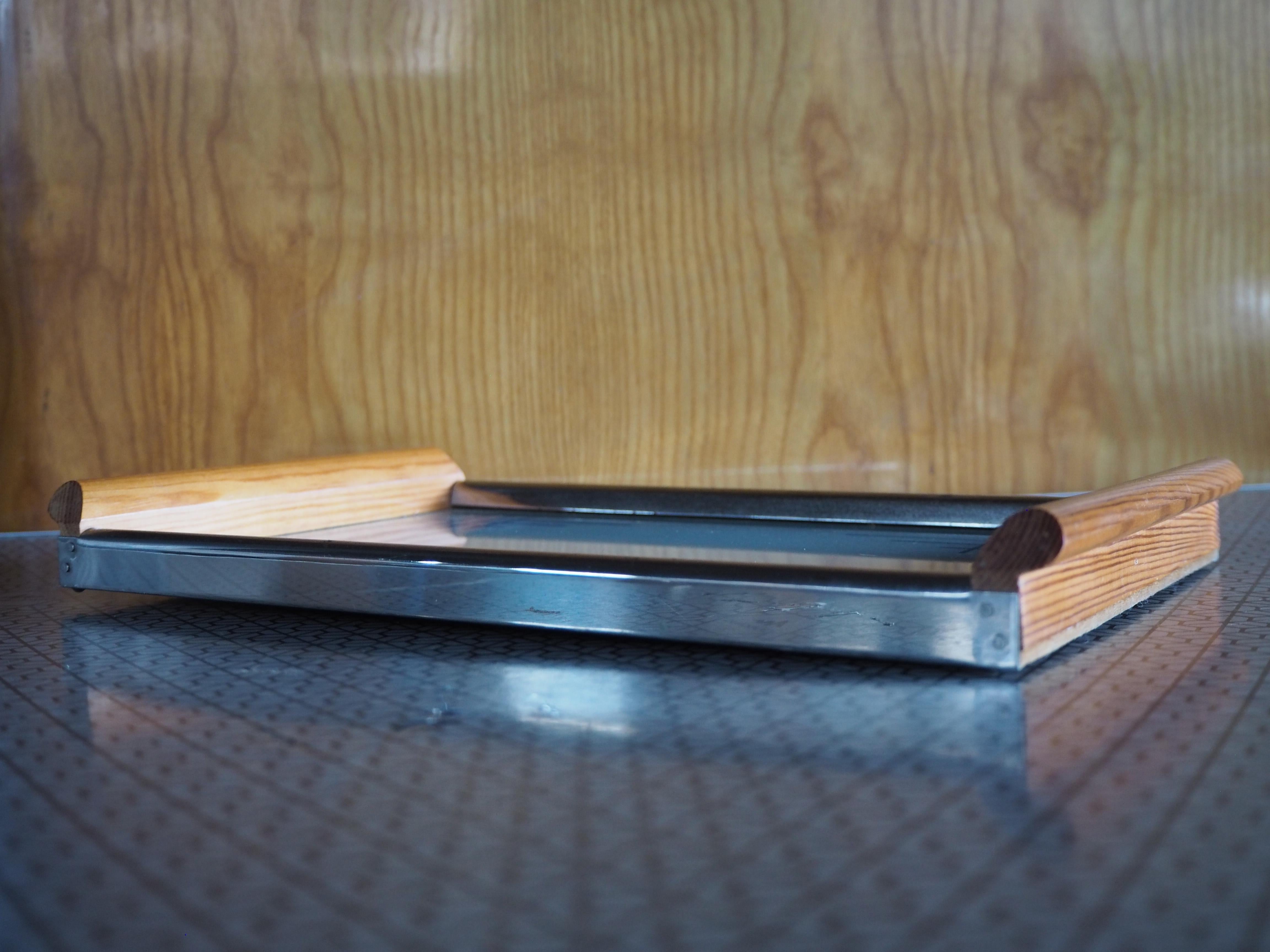 Bandeja de servir de mediados de siglo, Europa, años 50 Cerámico en venta