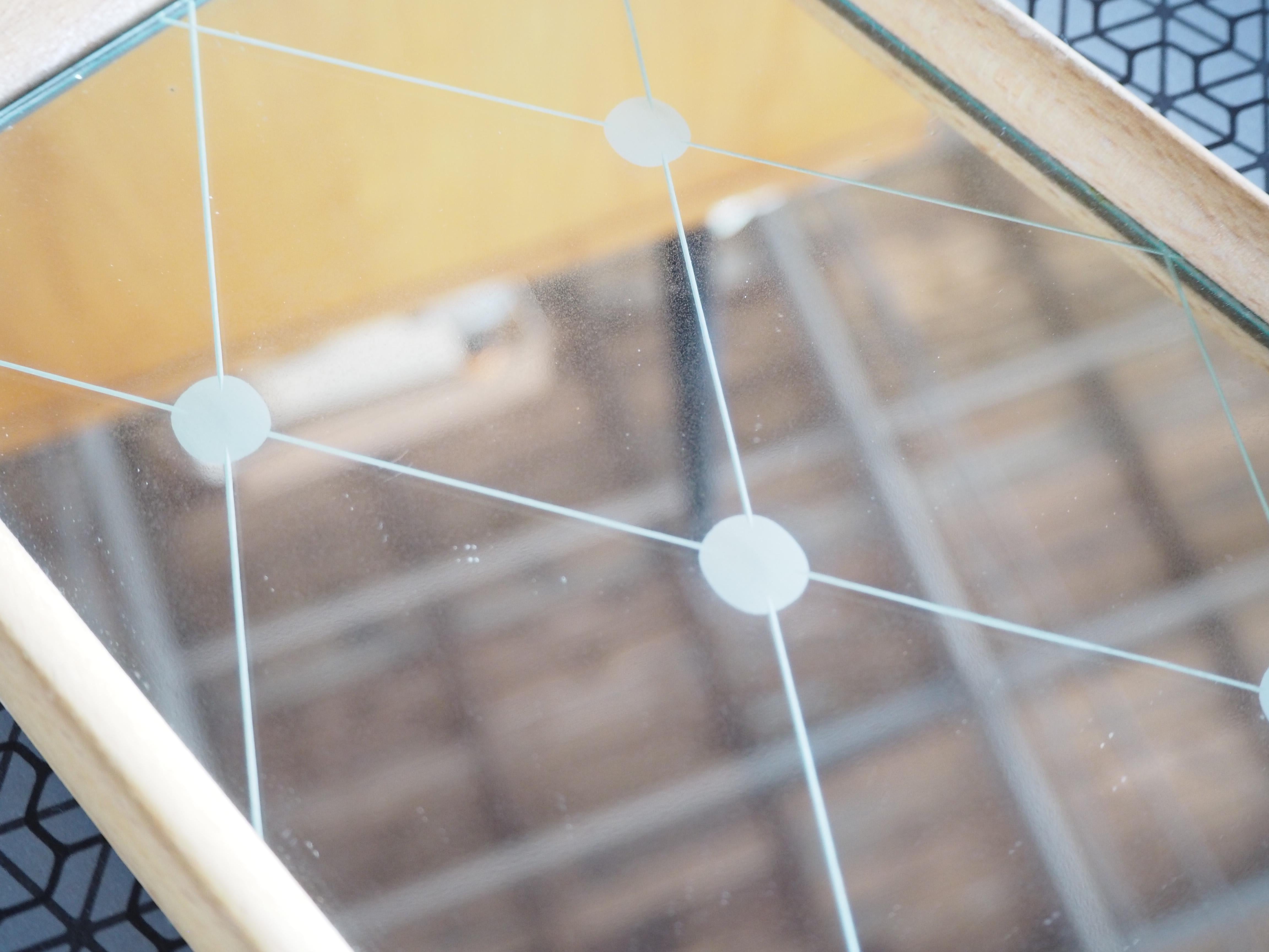 Bandeja de servir de mediados de siglo, Europa, años 50 Vidrio en venta