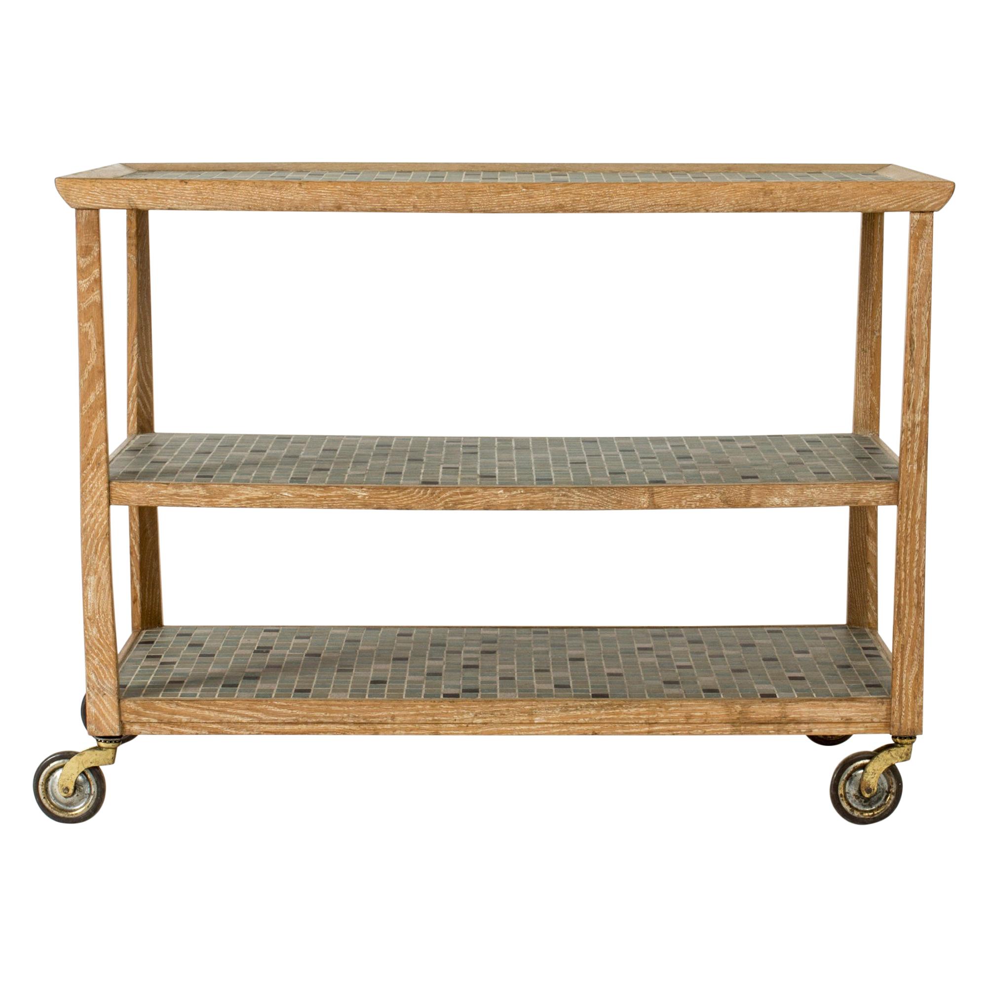 Midcentury Serving Trolley by Otto Schulz
