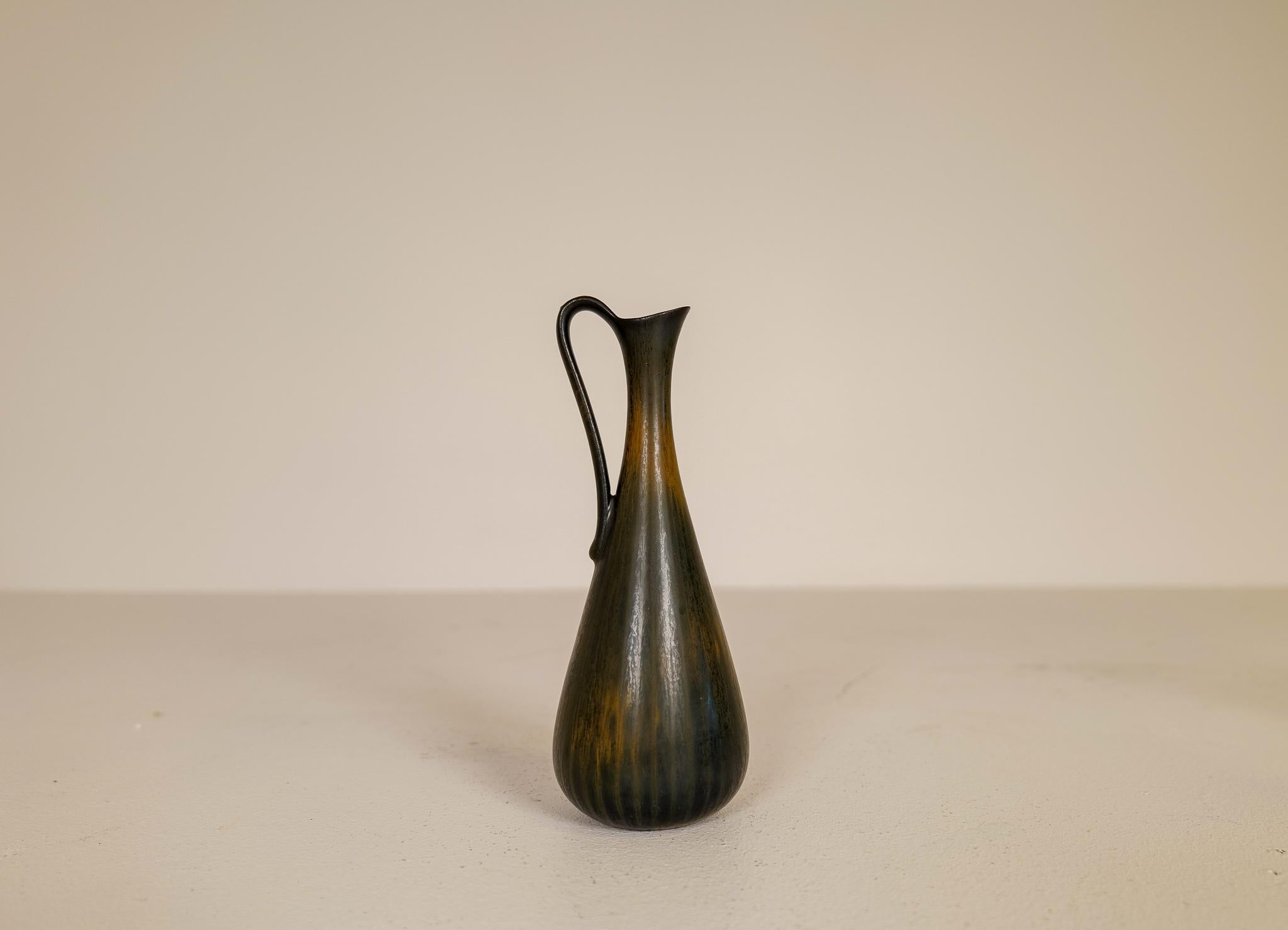 Midcentury Set of 3 Ceramic Vases Rörstrand Gunnar Nylund, Sweden 1