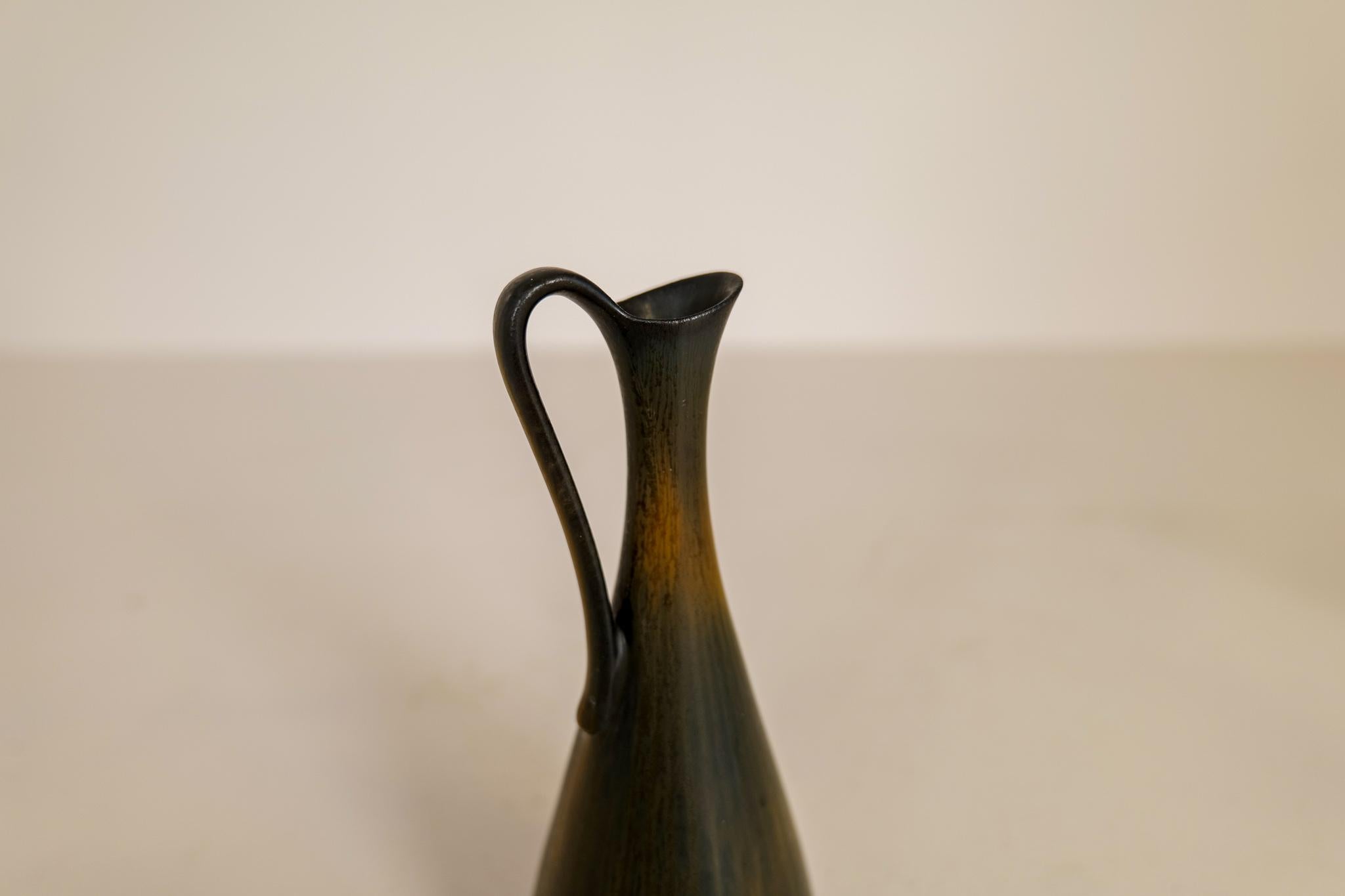 Midcentury Set of 3 Ceramic Vases Rörstrand Gunnar Nylund, Sweden 2