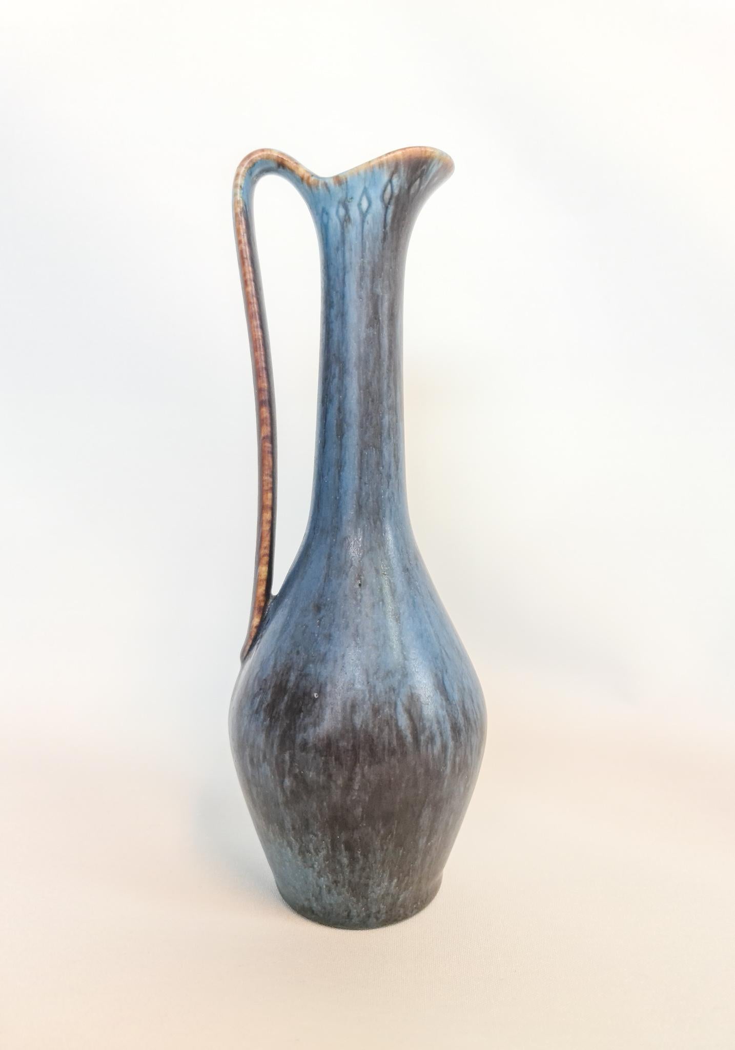 Milieu du XXe siècle Ensemble de 3 vases en céramique du milieu du siècle dernier Rörstrand Gunnar Nylund, Suède en vente
