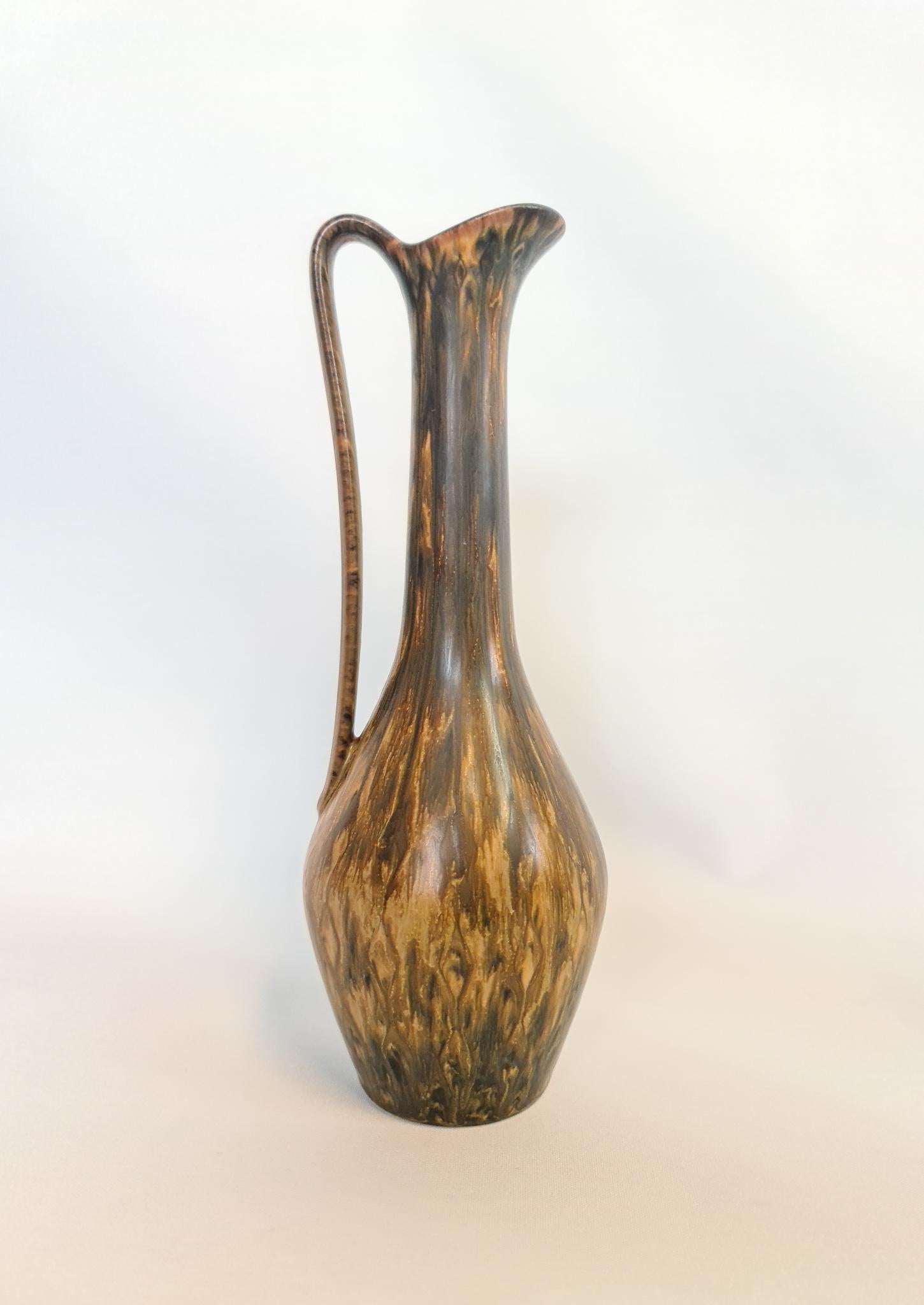 Midcentury Modern Set of 3 Ceramic Vases Rörstrand Gunnar Nylund, Sweden For Sale 2