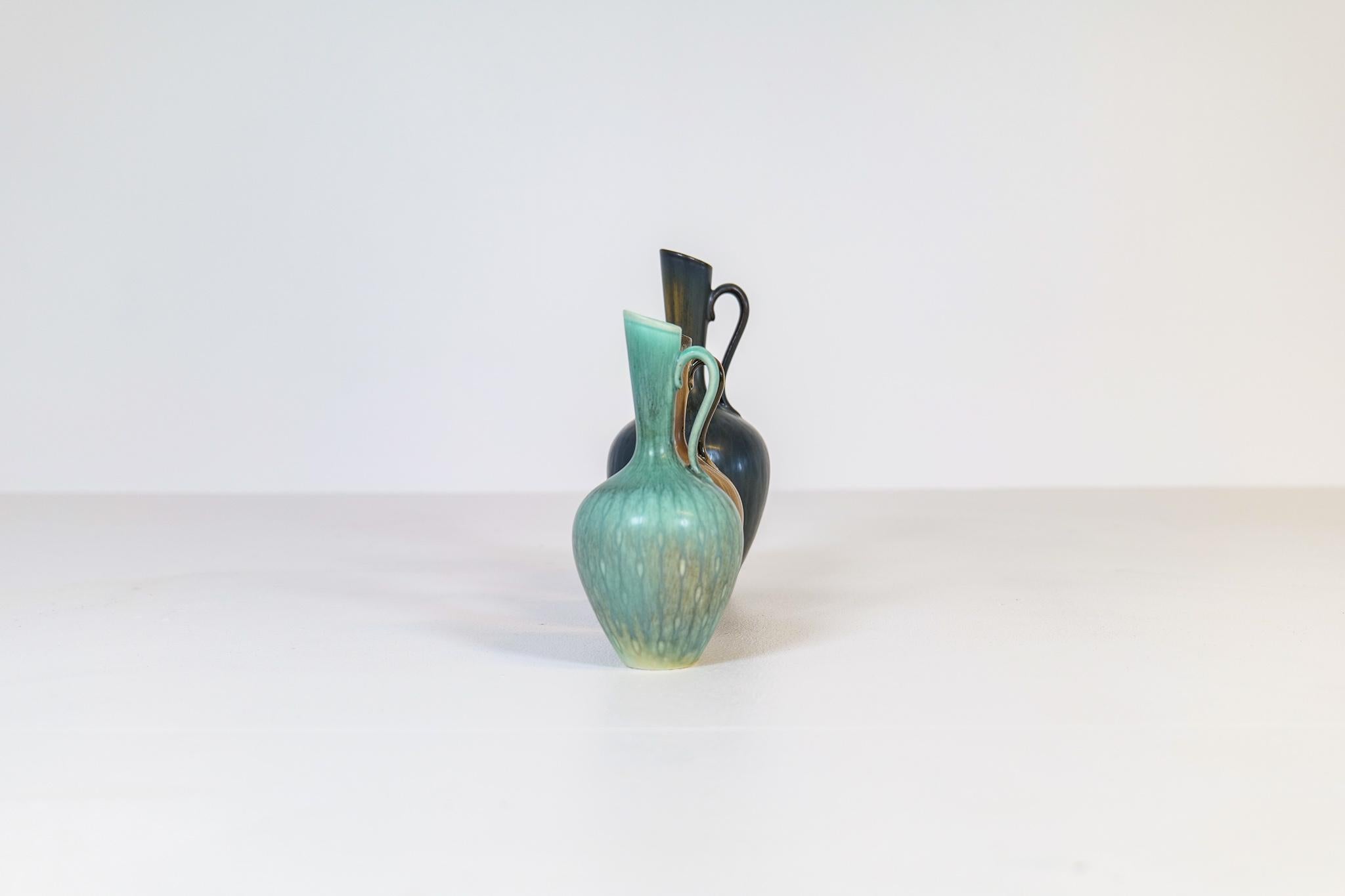 Ensemble de 3 vases du milieu du siècle de Rrstrand Gunnar Nylund, Suède en vente 3