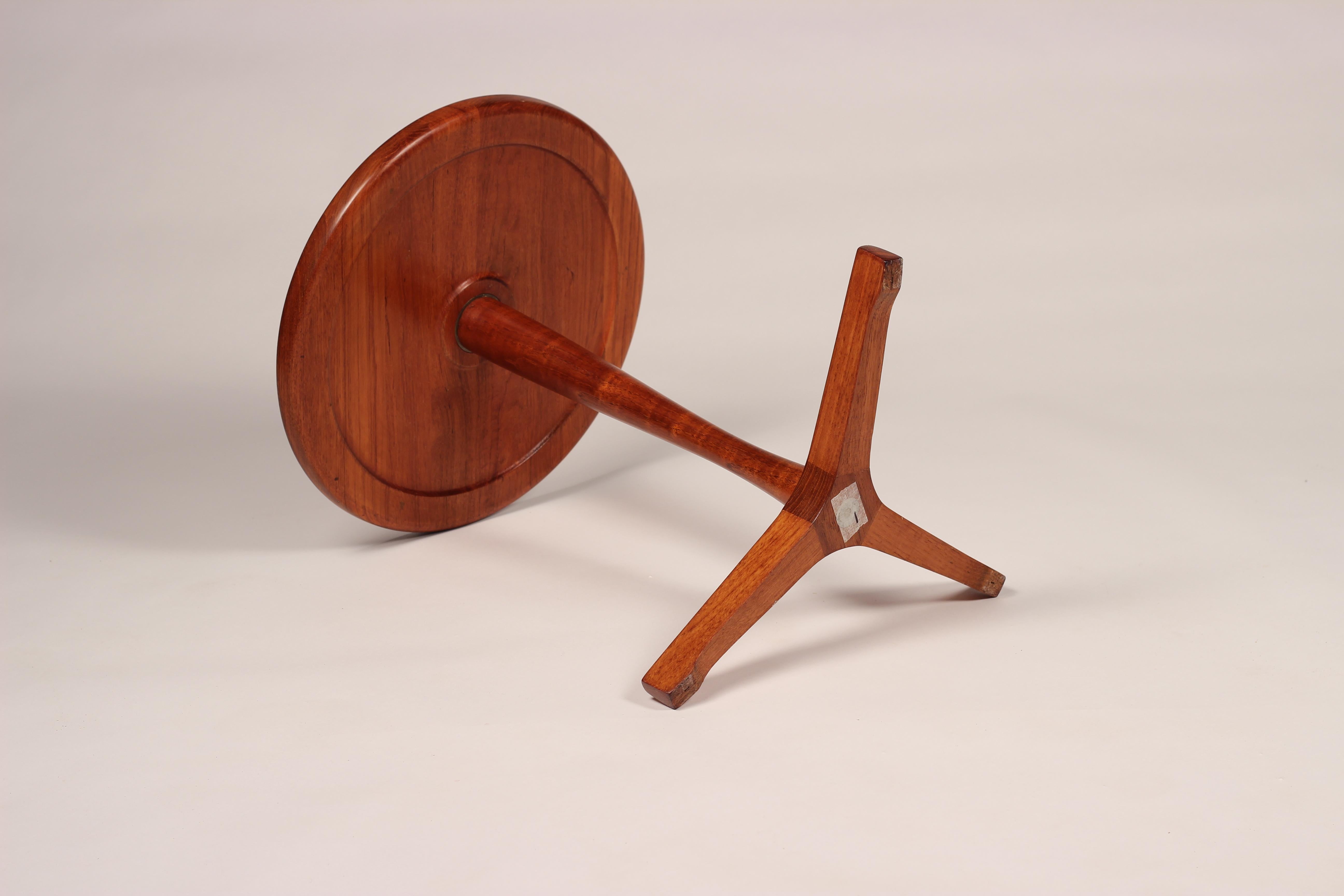 Midcentury Set of 4 Danish Teak Side Tables Designed by Hans C Andersen 12