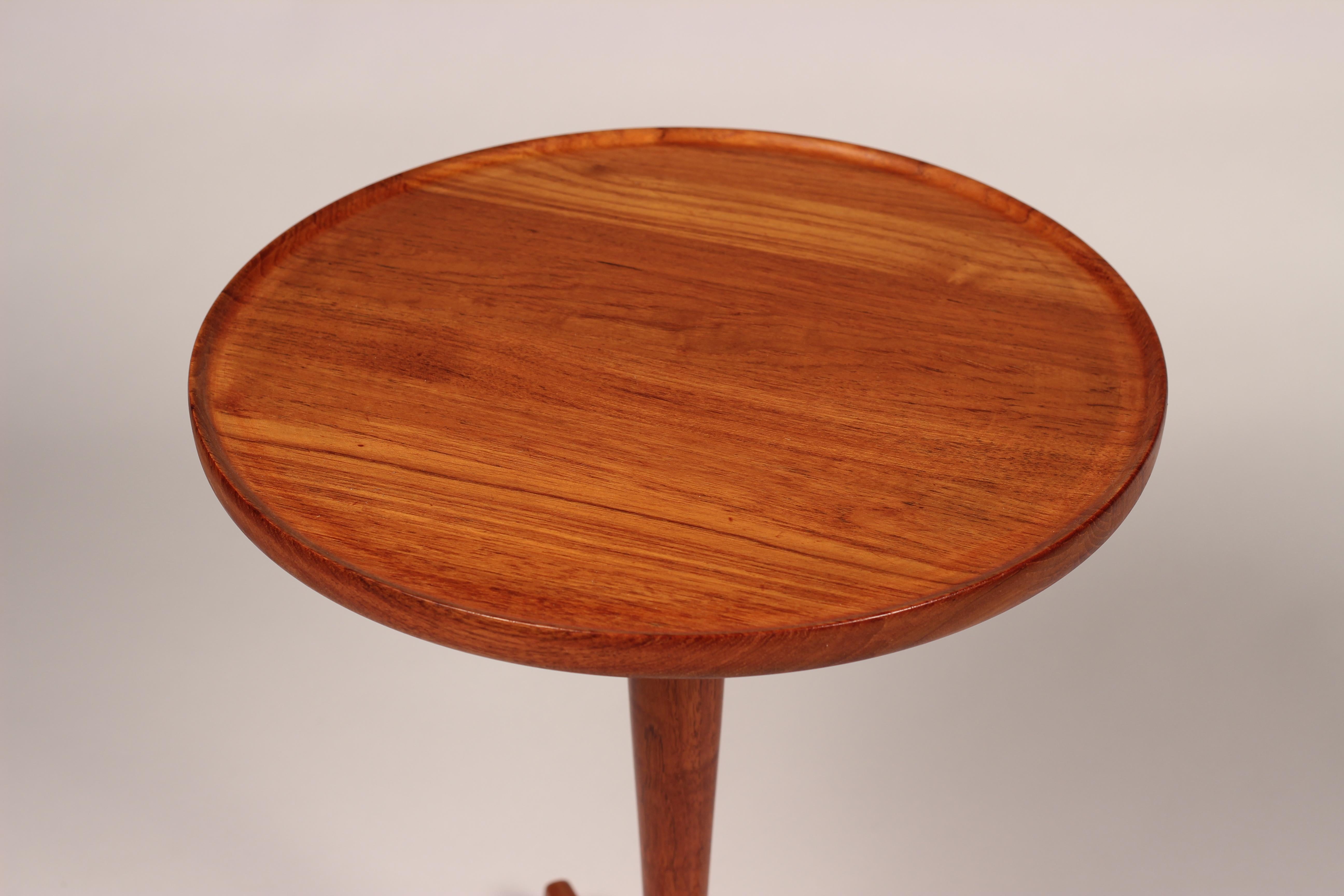 Midcentury Set of 4 Danish Teak Side Tables Designed by Hans C Andersen 14