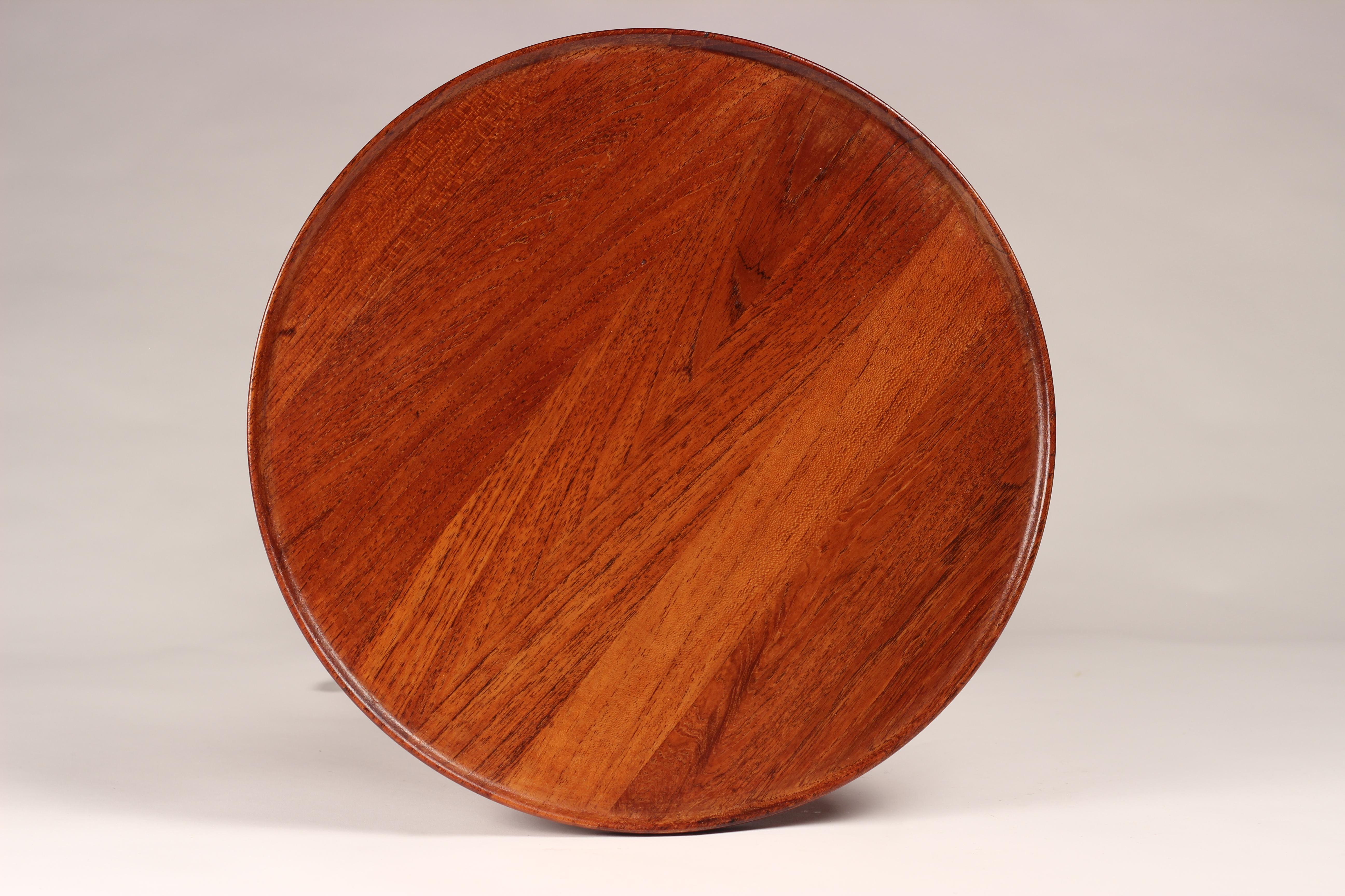 Scandinavian Modern Midcentury Set of 4 Danish Teak Side Tables Designed by Hans C Andersen