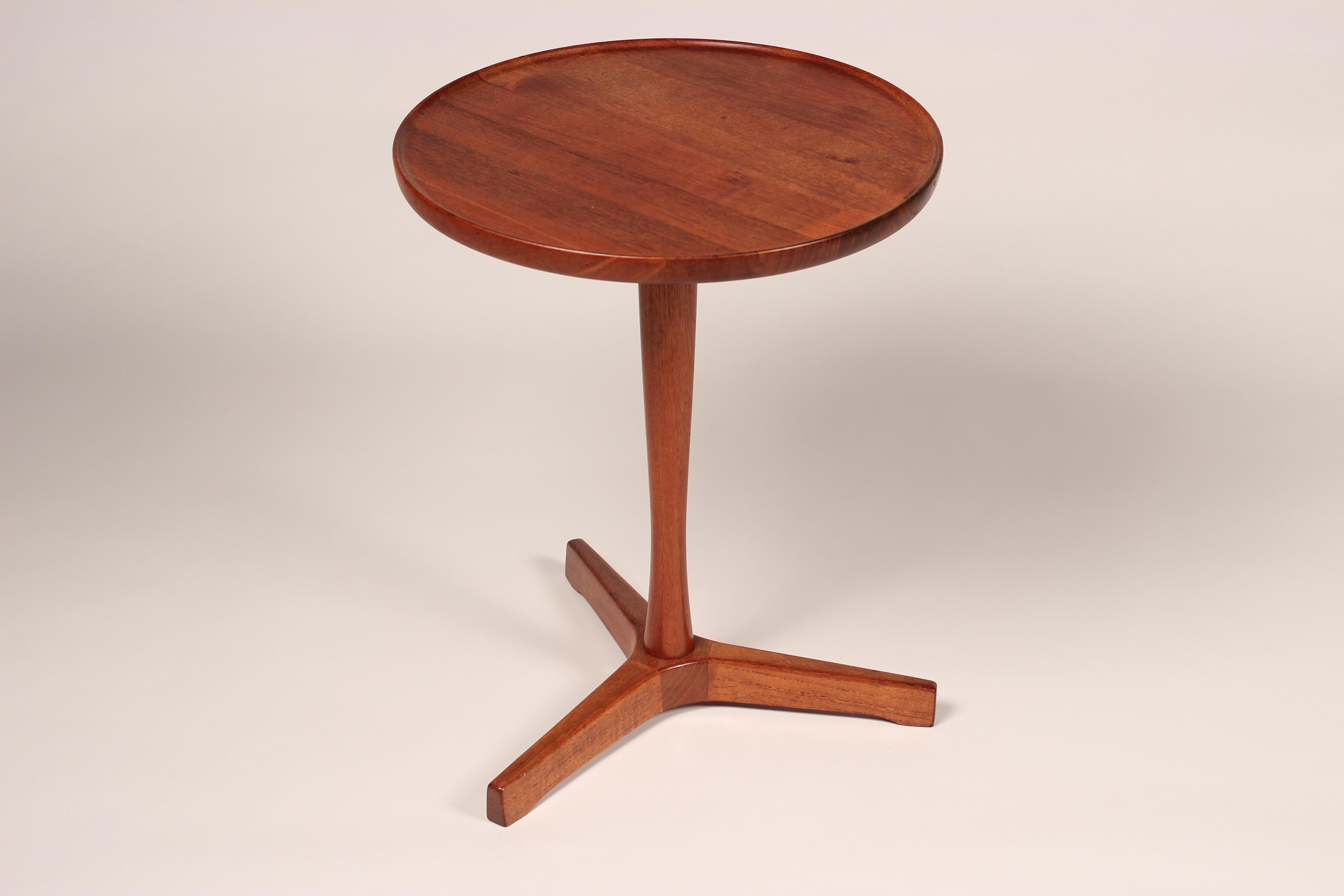 Mid-20th Century Midcentury Set of 4 Danish Teak Side Tables Designed by Hans C Andersen