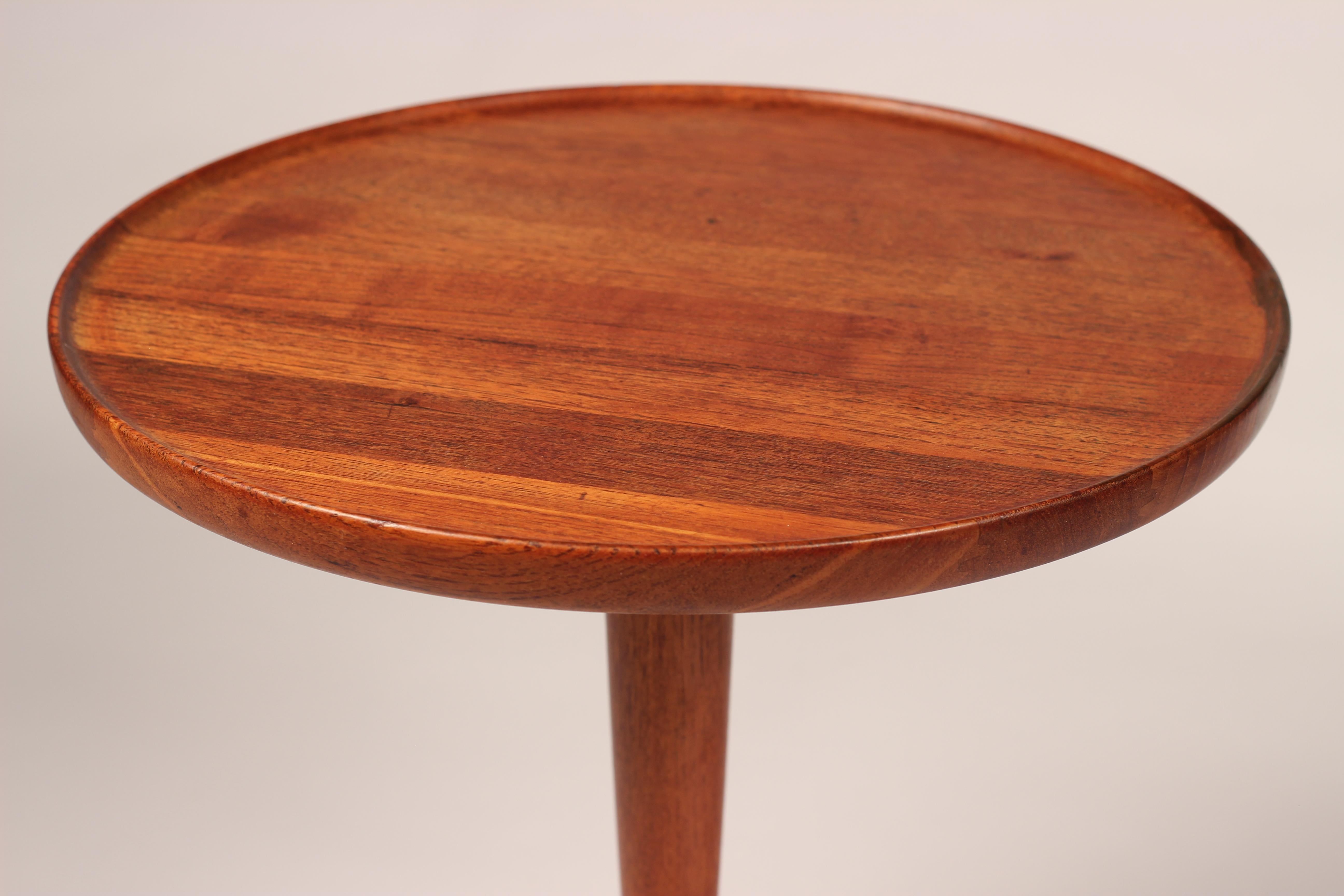 Midcentury Set of 4 Danish Teak Side Tables Designed by Hans C Andersen 3