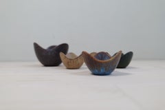Midcentury Modern Set of 5 Bowls Rörstrand Gunnar Nylund, Sweden, 1950s