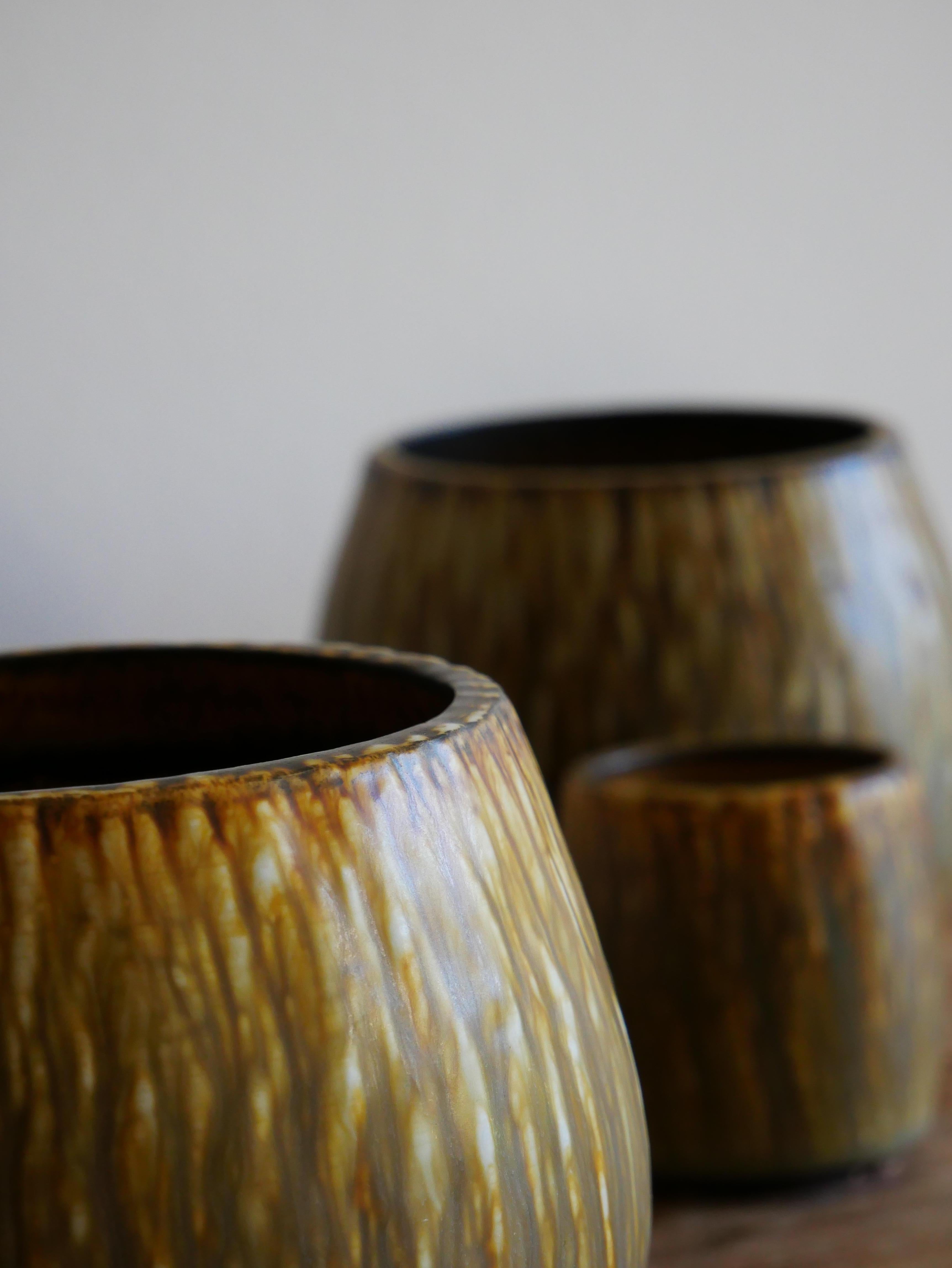 Midcentury Set of 5 Ceramic Pieces, Rubus, Gunnar Nylund, Rörstrand For Sale 1