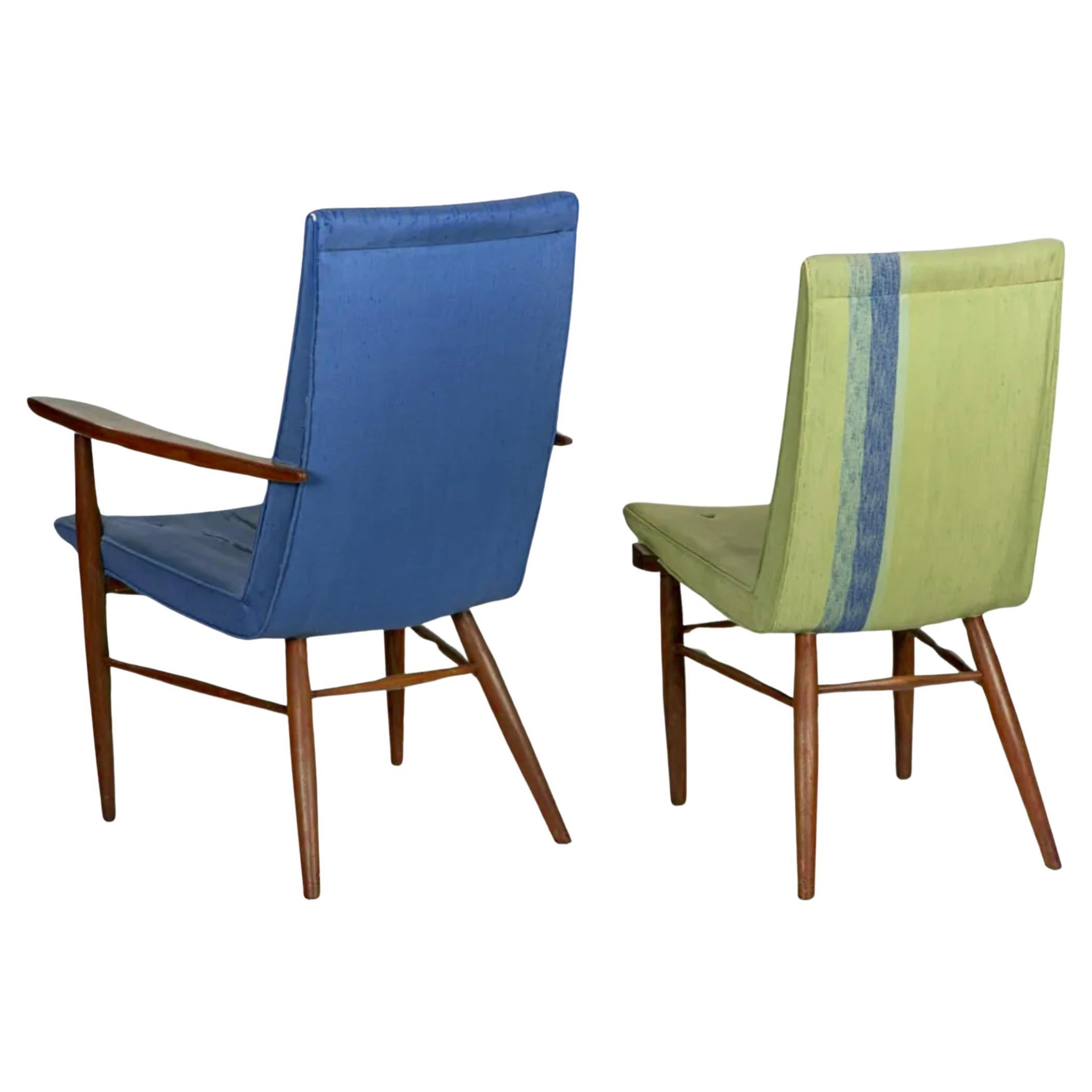 American Midcentury Set of 6 Dining Chairs by George Nakashima For Sale