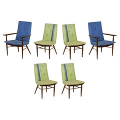 Vintage Midcentury Set of 6 Dining Chairs by George Nakashima