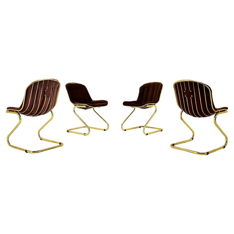 Gastone Rinaldi 'sabrina' Dining Chairs, 1970s at 1stDibs