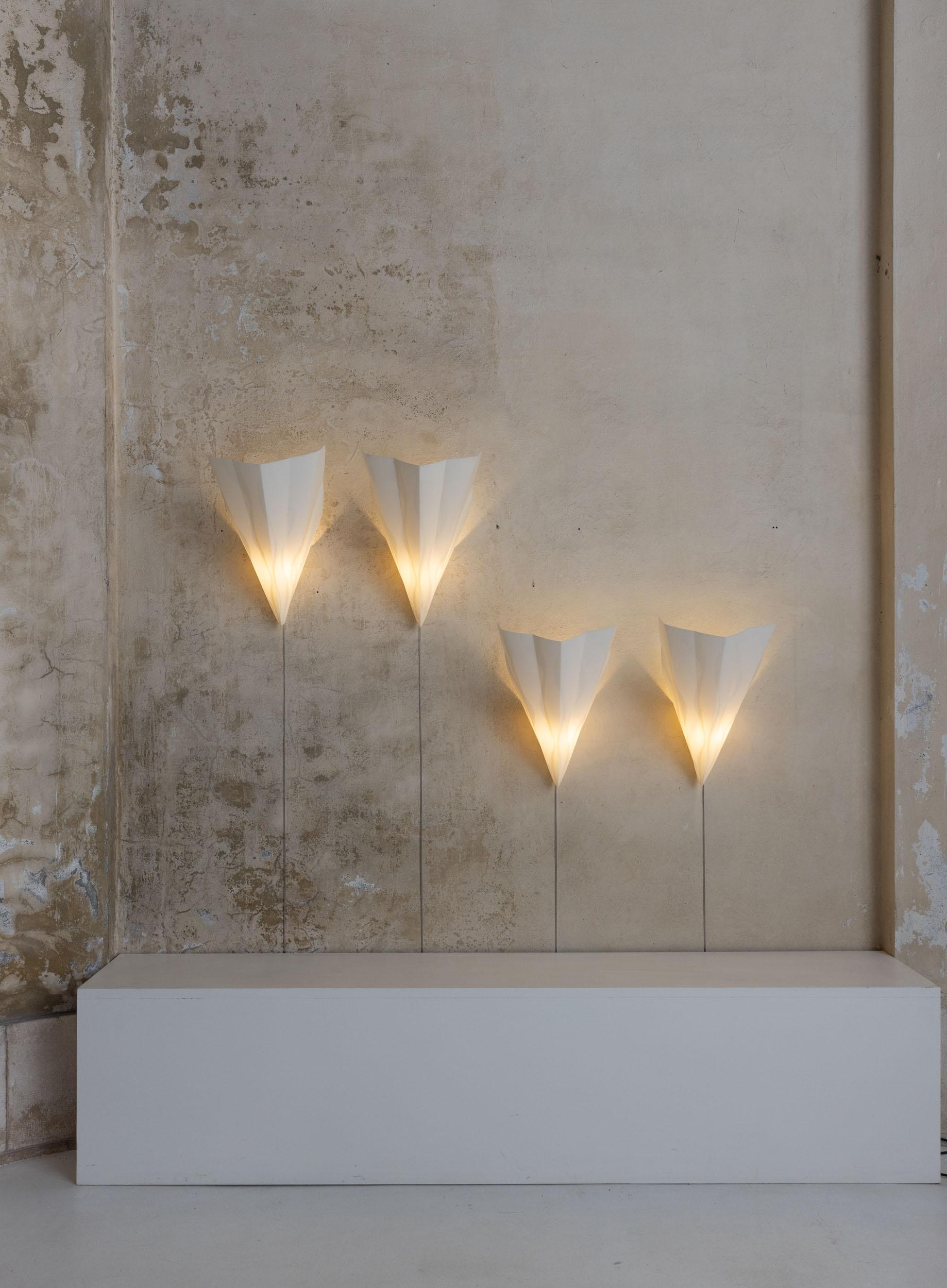 Midcentury set of four Sister lamps by Riccardo Dalisi for Oluce, Italy For Sale 2