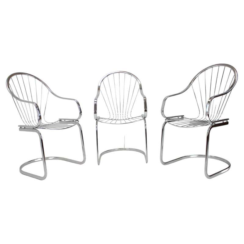 Gastone Rinaldi 'sabrina' Dining Chairs, 1970s at 1stDibs