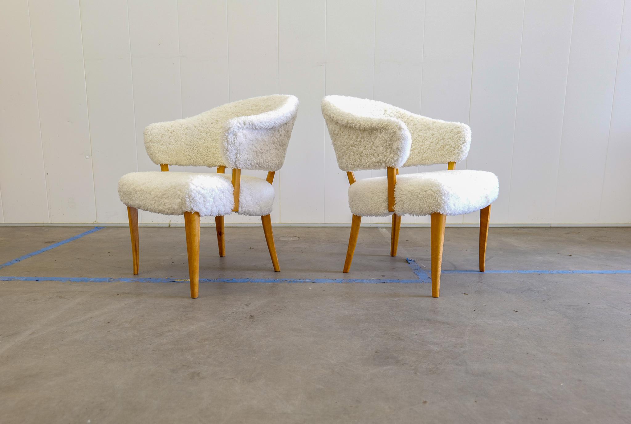 Midcentury Modern Sheepskin/Shearling Carl Malmsten 