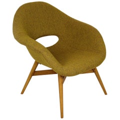 Midcentury Shell Armchair by František Jirak, 1960s