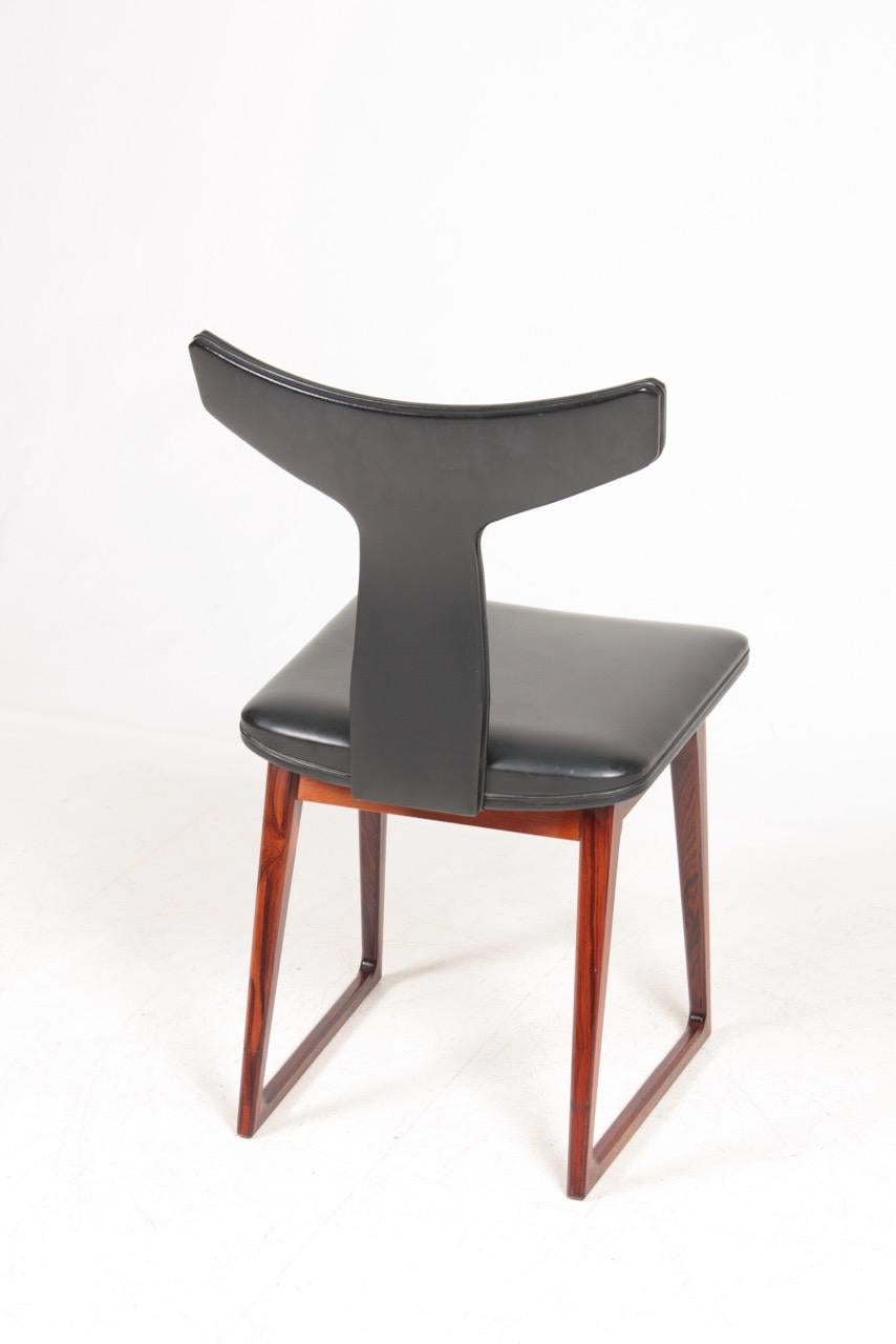 Midcentury Side Chair in Rosewood by Sibast, Danish Design, 1960s In Good Condition For Sale In Lejre, DK