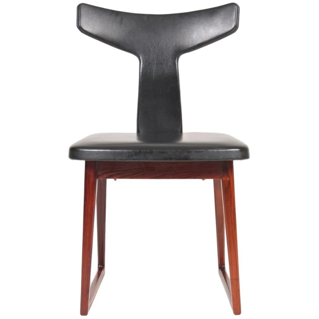 Midcentury Side Chair in Rosewood by Sibast, Danish Design, 1960s For Sale