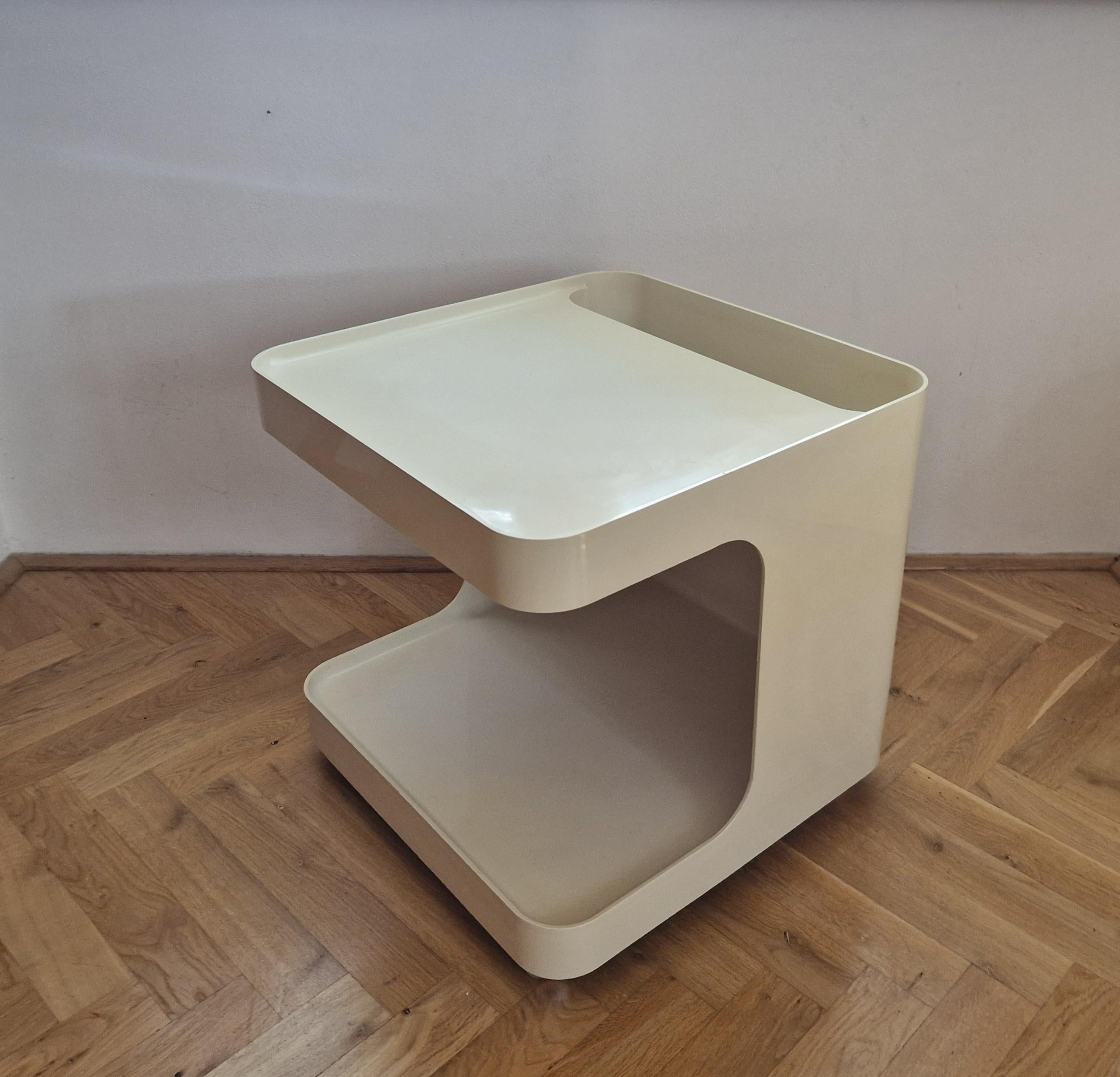 Mesa auxiliar de mediados de siglo GAME diseñada por Marcello Siard para Longato, Italia, 1970 en venta 3