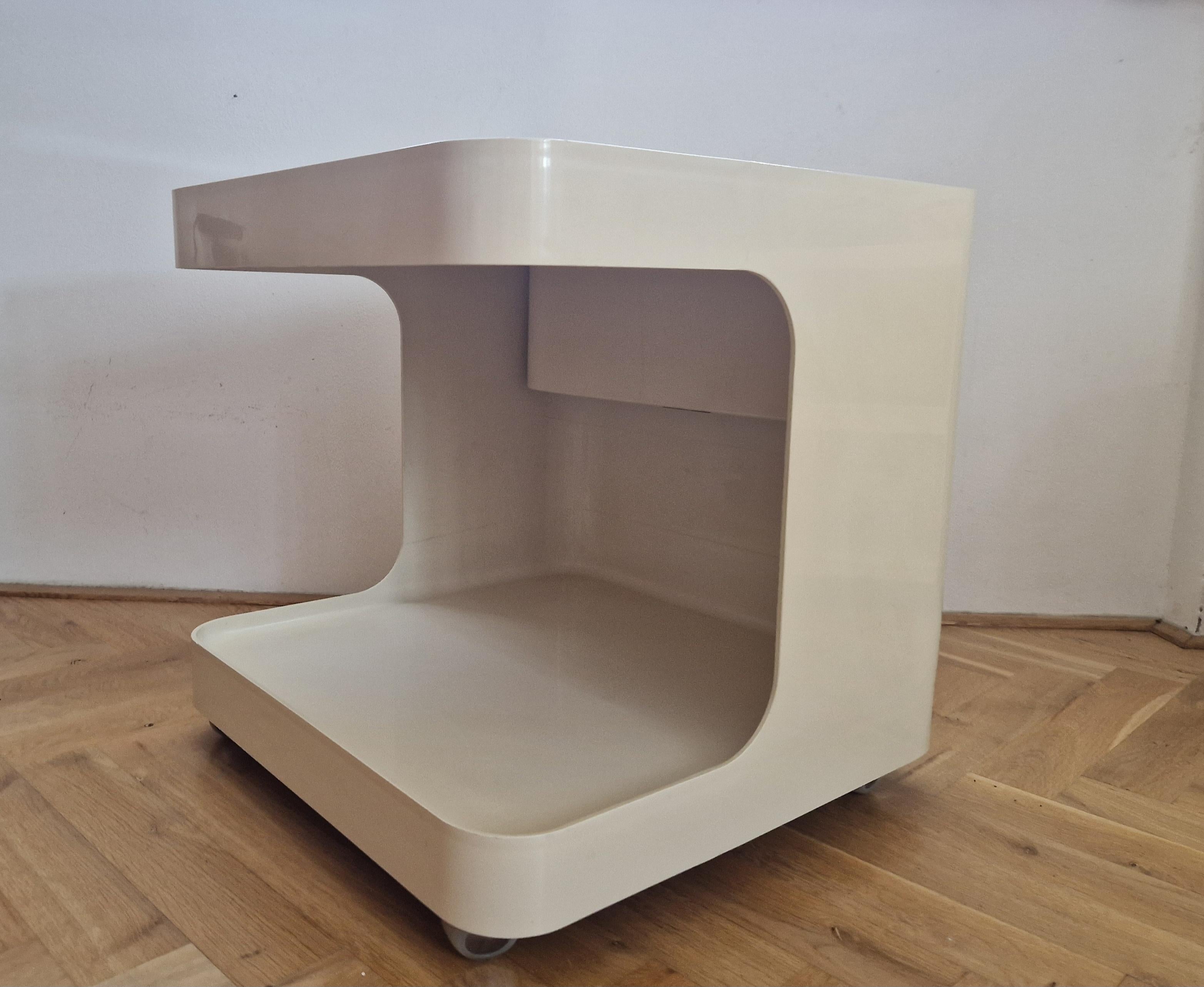 Mesa auxiliar de mediados de siglo GAME diseñada por Marcello Siard para Longato, Italia, 1970 en venta 4