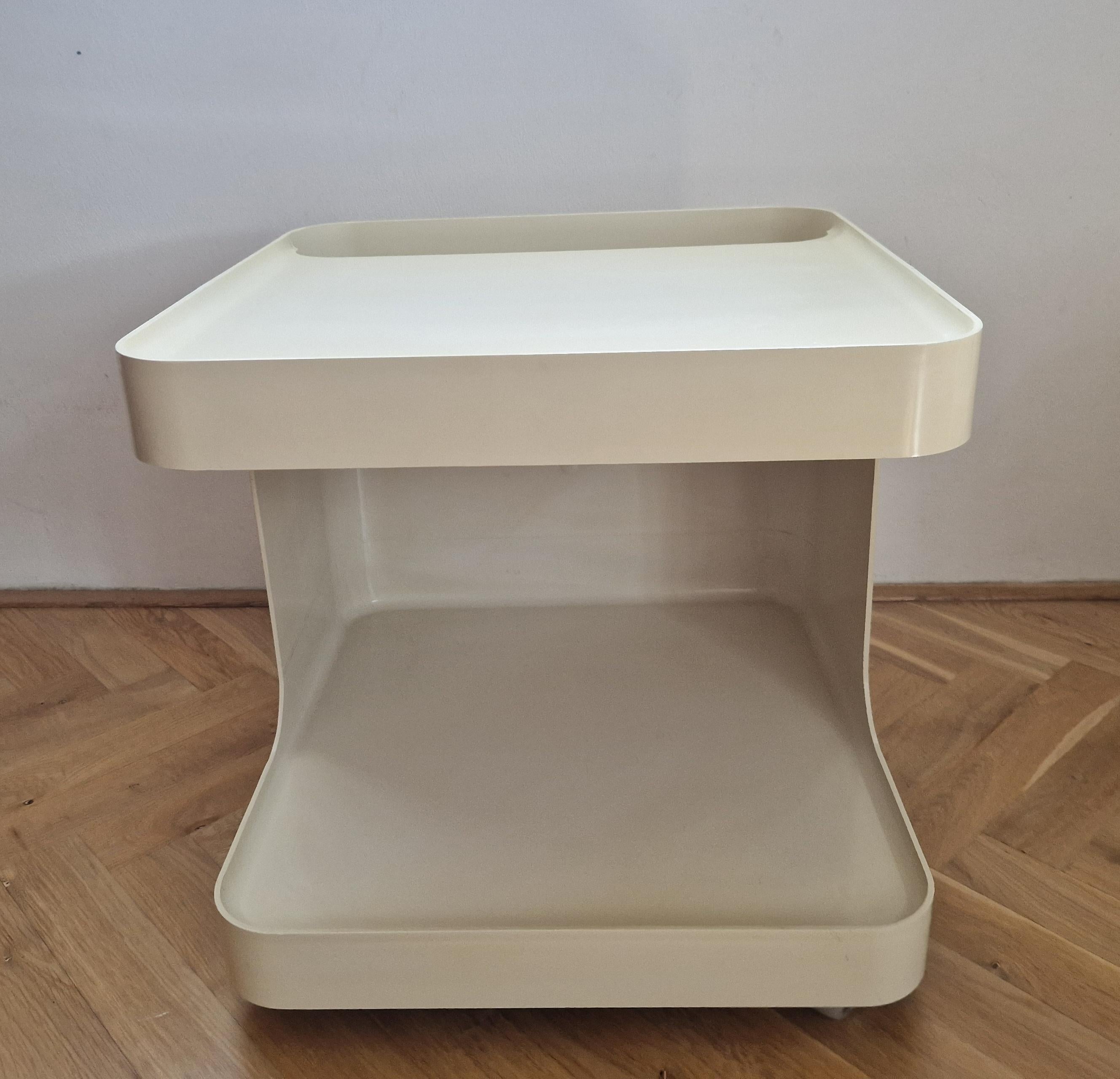 Mesa auxiliar de mediados de siglo GAME diseñada por Marcello Siard para Longato, Italia, 1970 en venta 5