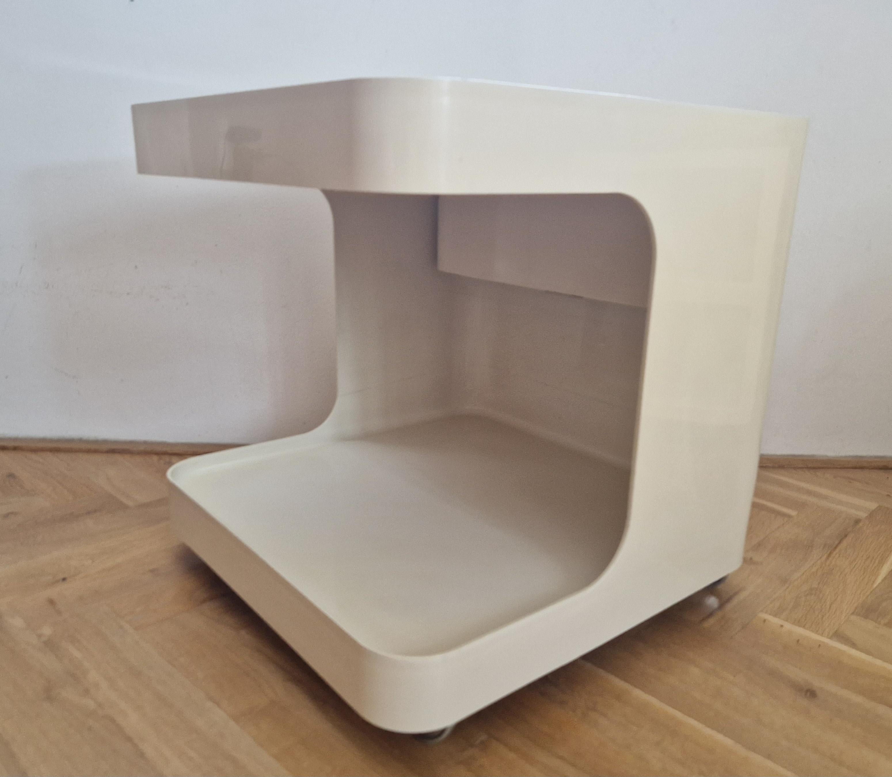 Mesa auxiliar de mediados de siglo GAME diseñada por Marcello Siard para Longato, Italia, 1970 en venta 10