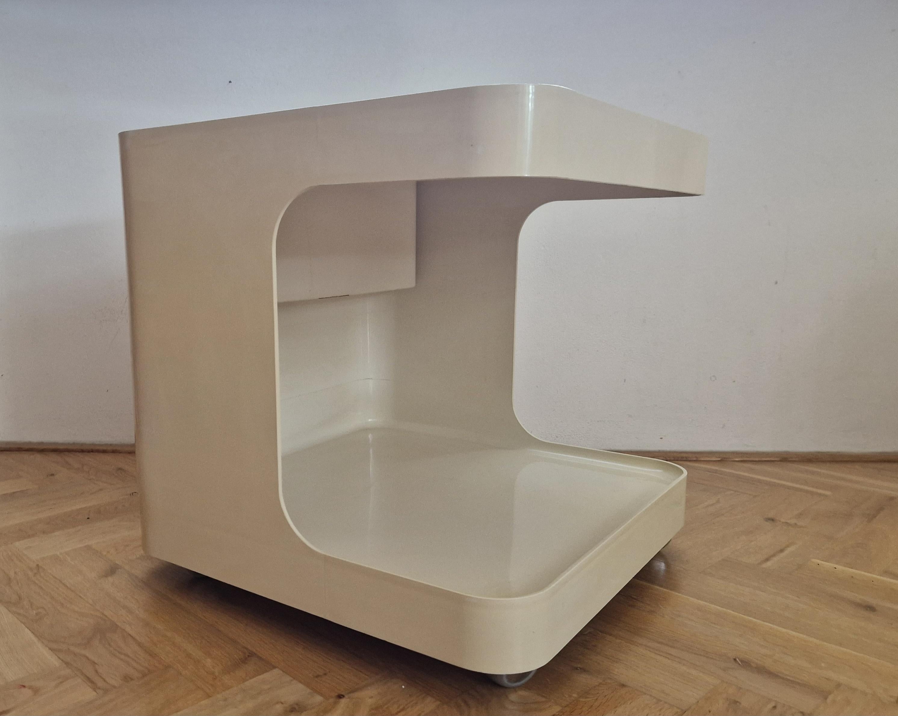 Mesa auxiliar de mediados de siglo GAME diseñada por Marcello Siard para Longato, Italia, 1970 en venta 12
