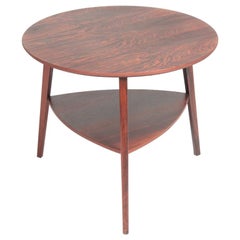 Midcentury Side Table in Rosewood, Made in Denmark, 1960s