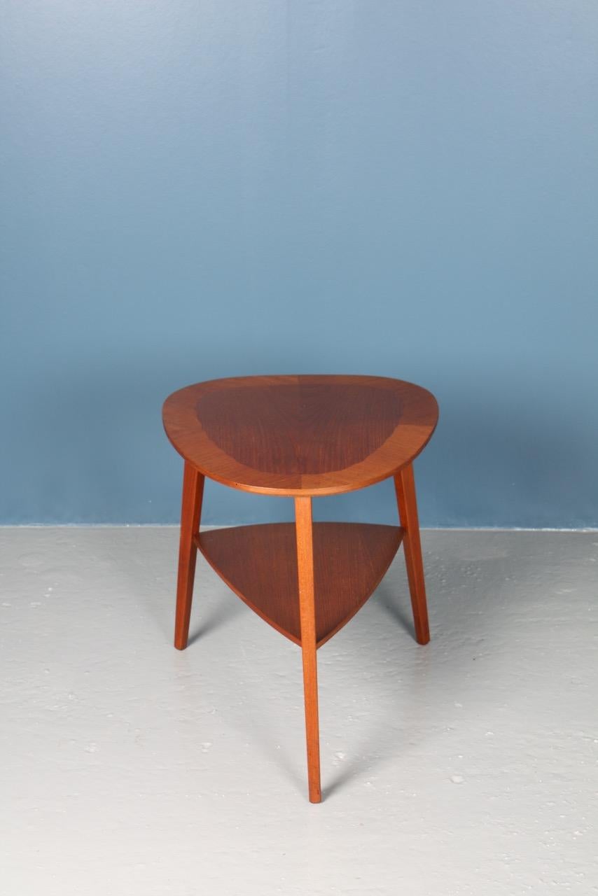 Scandinavian Modern Midcentury Side Table in Teak, Made in Denmark, 1960s