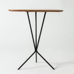 Midcentury Side Table with Inlays, Sweden, 1950s