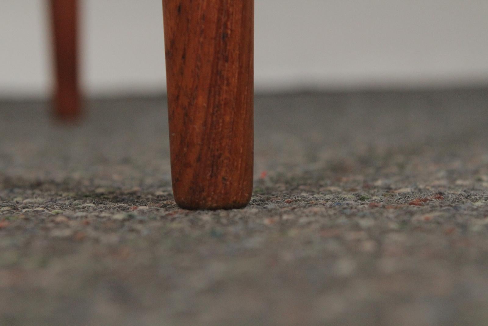 Midcentury Side Tables in Solid Teak by Rastad & Relling for Gustav Bahus In Good Condition In Lambertville, NJ