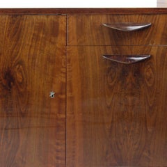 Midcentury Sideaboard In Walnut By Tatra, Czechoslovakia 1960s